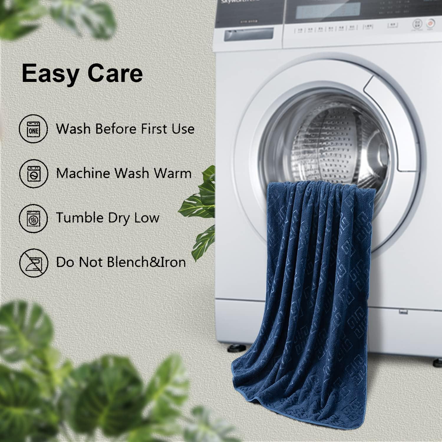 Bath Towel Set 4Pack-35x70 Towel,600GSM Ultra Soft Microfibers Bathroom  Towel Set Extra Large Plush Bath Sheet Towel Highly Absorbent Quick Dry  Oversized Towels Hotel Luxury Shower Towel Collection