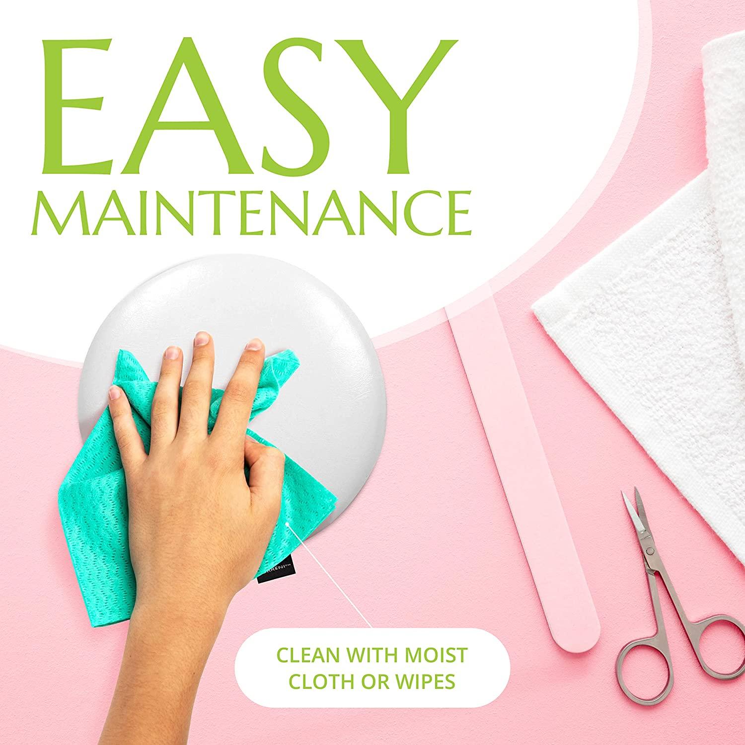 Nail Arm Rest for Elbow White Elbow Pad for Nail Tech Comfortable Nail Arm Rest for Ultimate