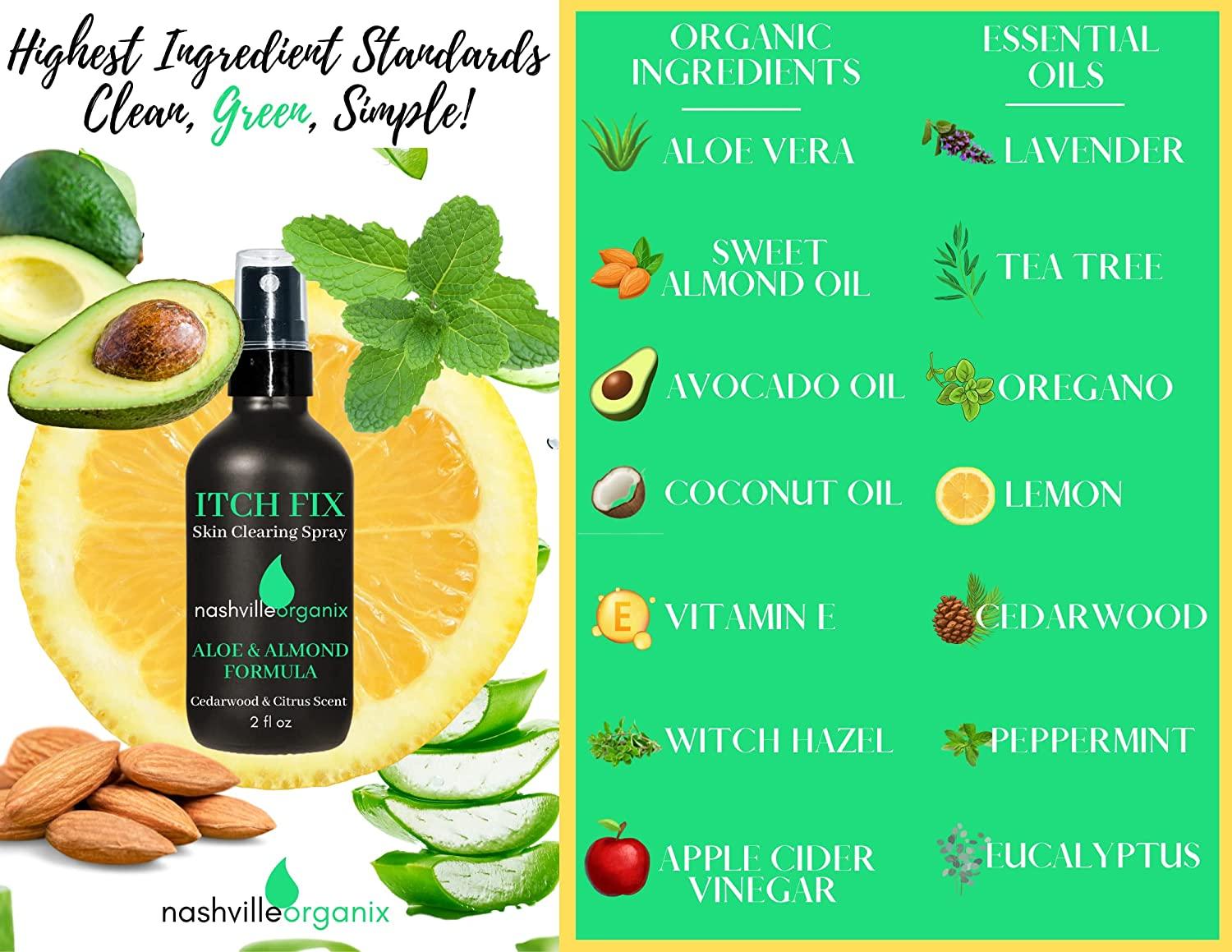 Dr. A's Itch Fix Skin Clearing Spray Natural Jock Itch & Athlete's