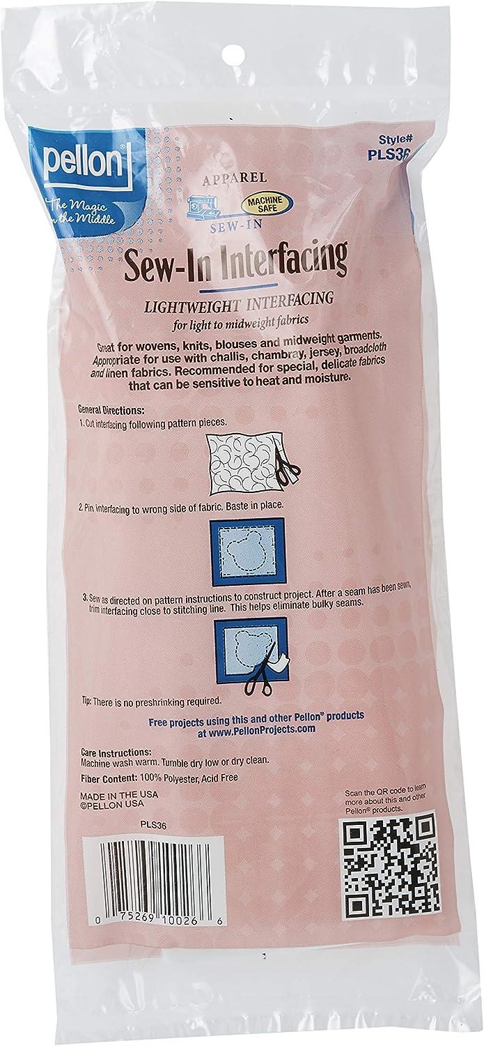 Pellon Lightweight Sewin Interfacing (PLS36) 1 Buy Now with Express