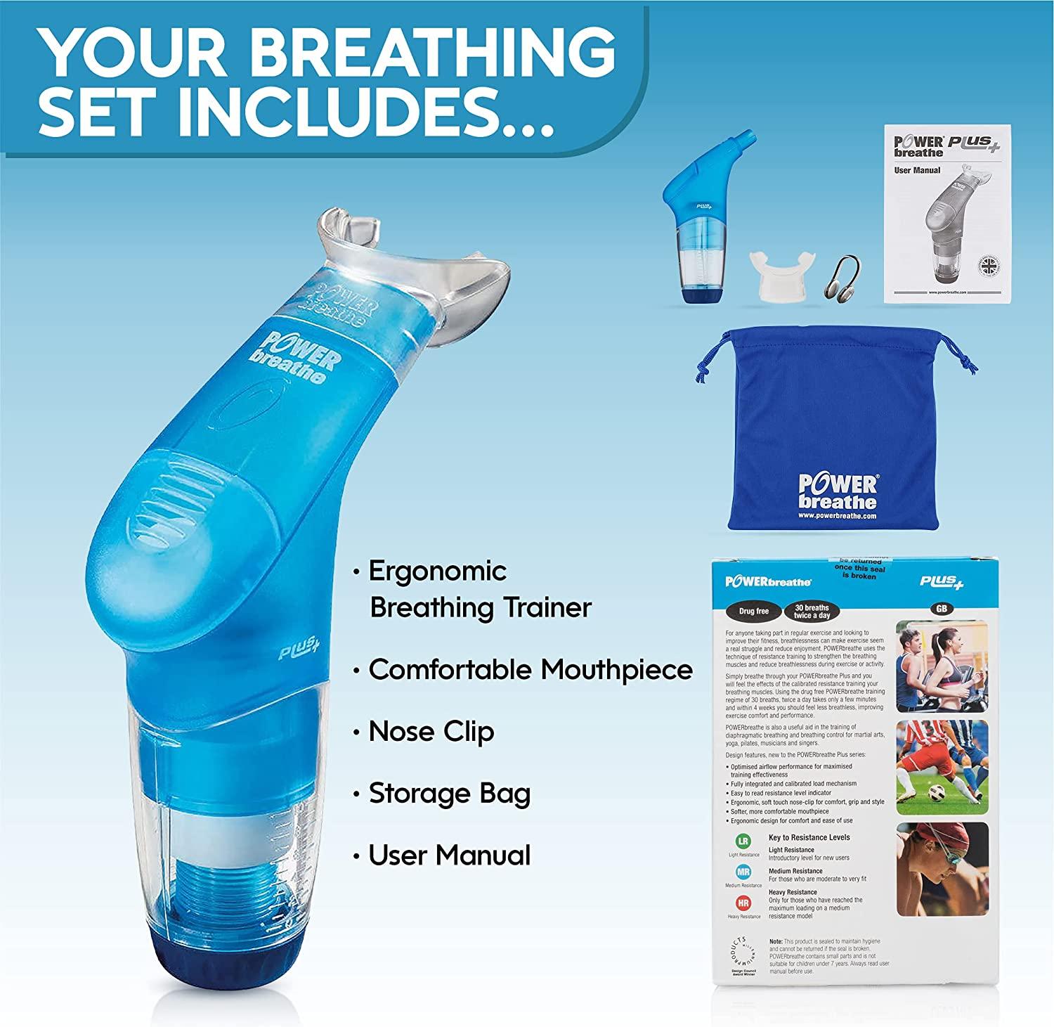 POWERbreathe Plus Inspiratory Muscle Trainer (Light) – breathingworks