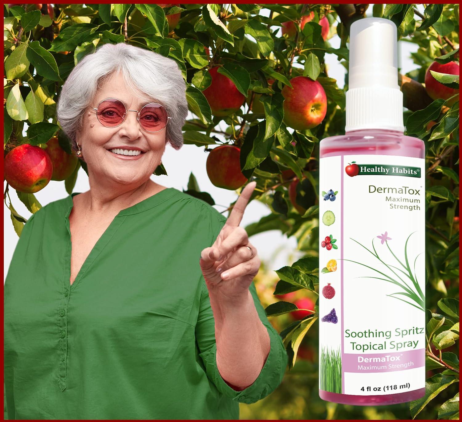 Healthy Habits DermaTox 4oz Soothing Spritz Topical Spray All Natural