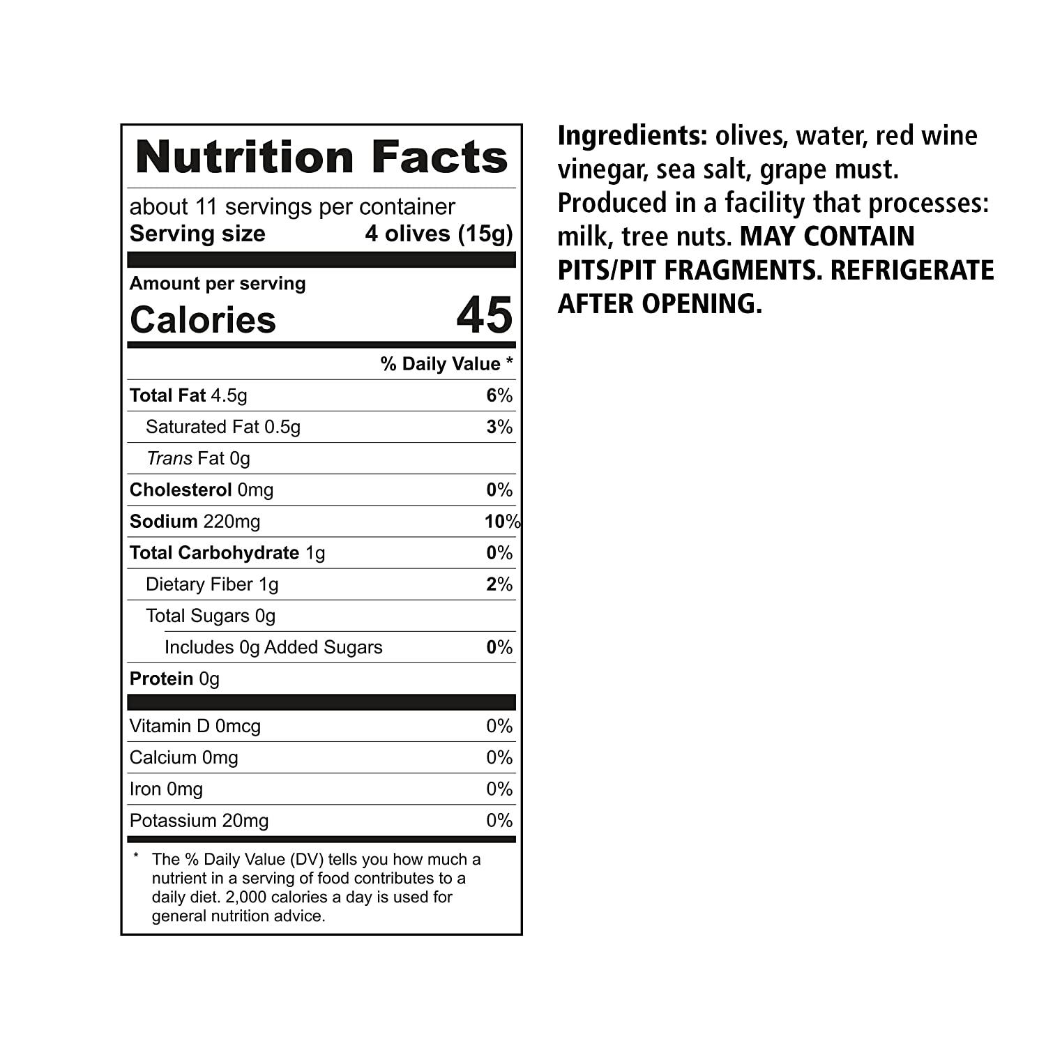 Divina Pitted Kalamata Olives, 6 OZ