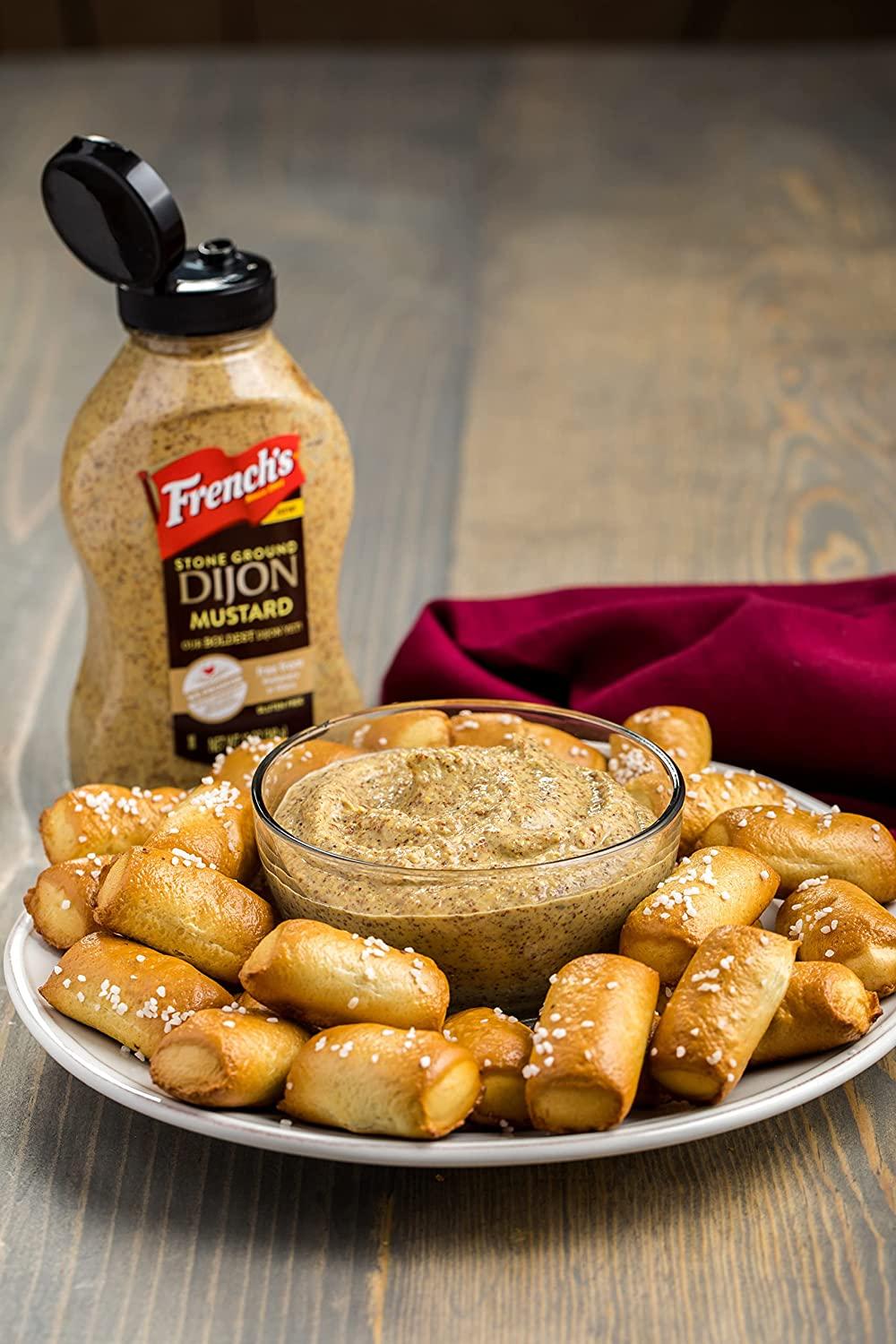 French's Stone Ground Dijon Mustard, 12 oz