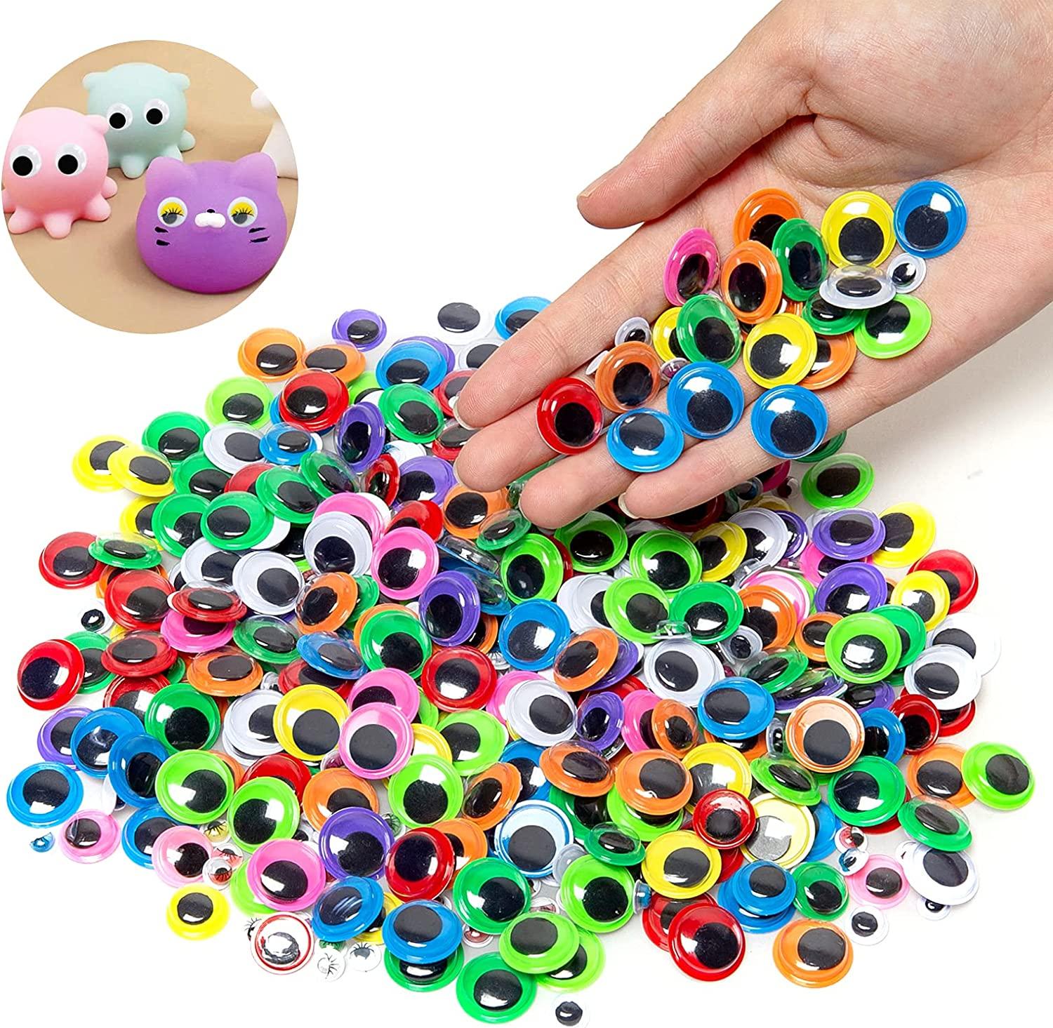 1580pcs Googly Eyes Self Adhesive for Crafts, Craft Sticker Wiggle