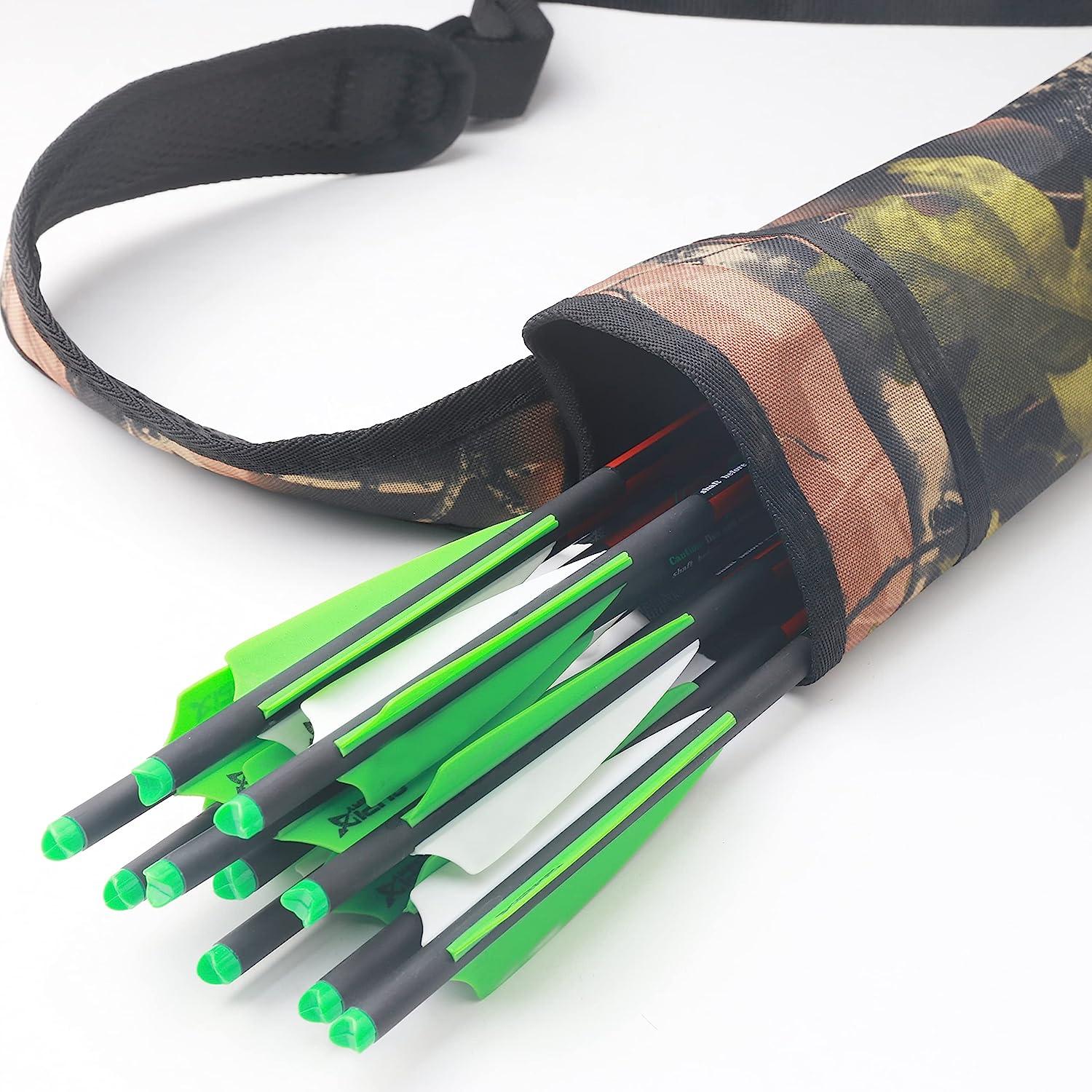 PVC Arrow Holder Archery Arrow Tube Adjustable 50-90cm Arrows Hunting  arrows Storage Bag