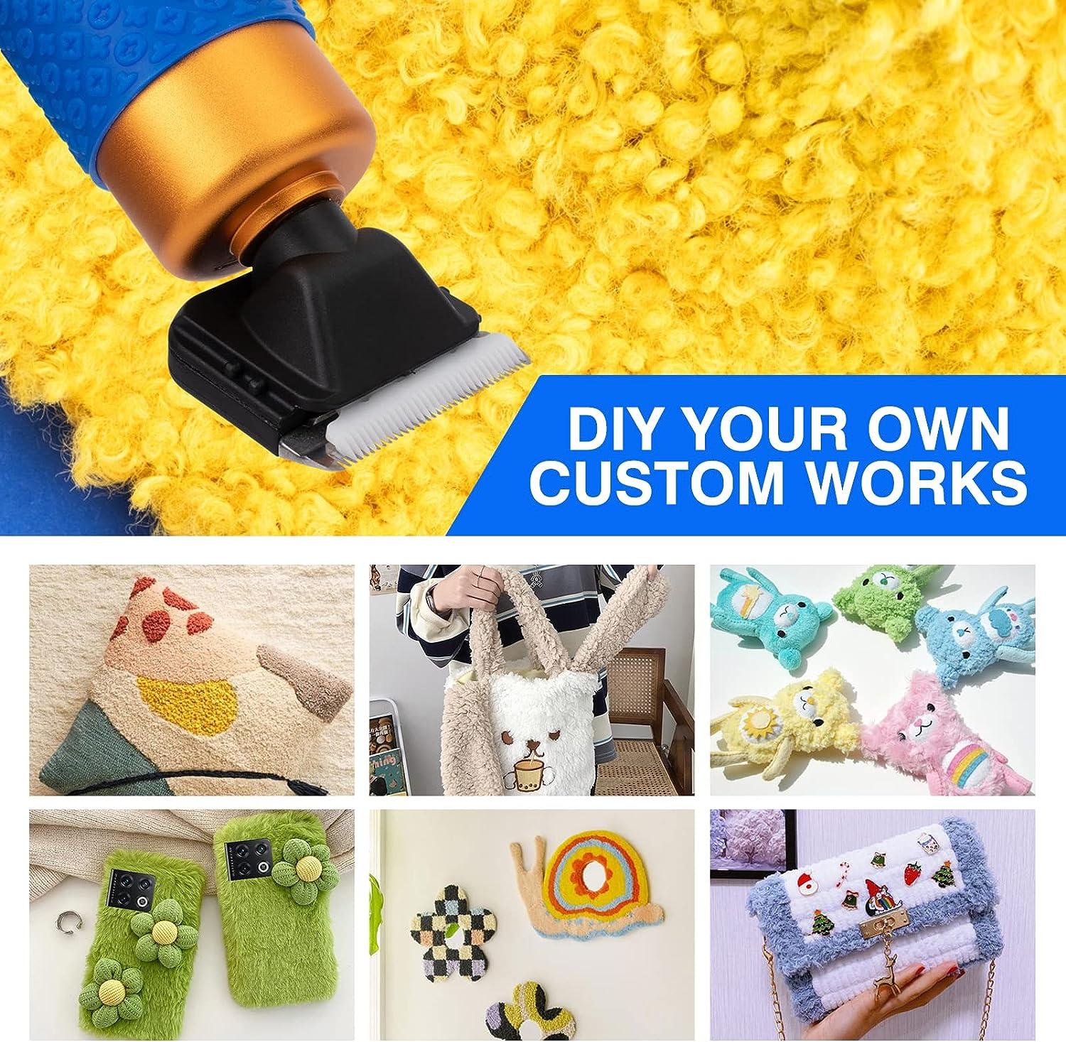 Rug Tufting Carver Clippers Carpet Trimmer with Shearing Guide Low