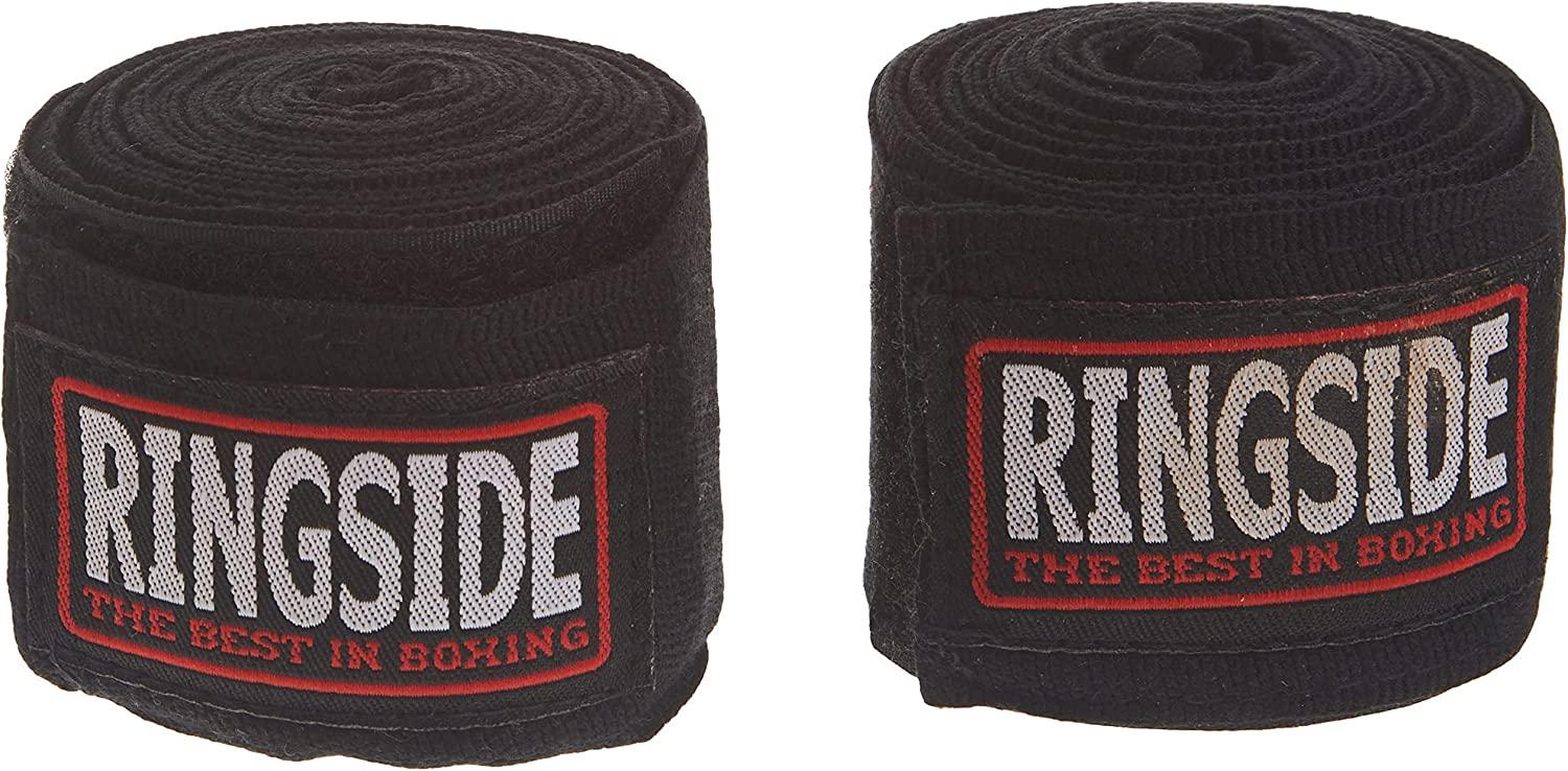 Ringside Mexican Style Boxing Hand Wraps (Pair) Black