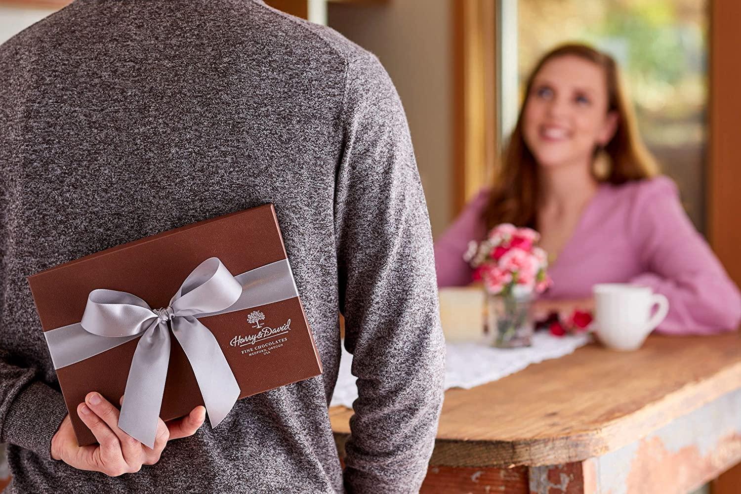 Harry & David Signature Chocolate Truffles Gift Box 24 Assorted