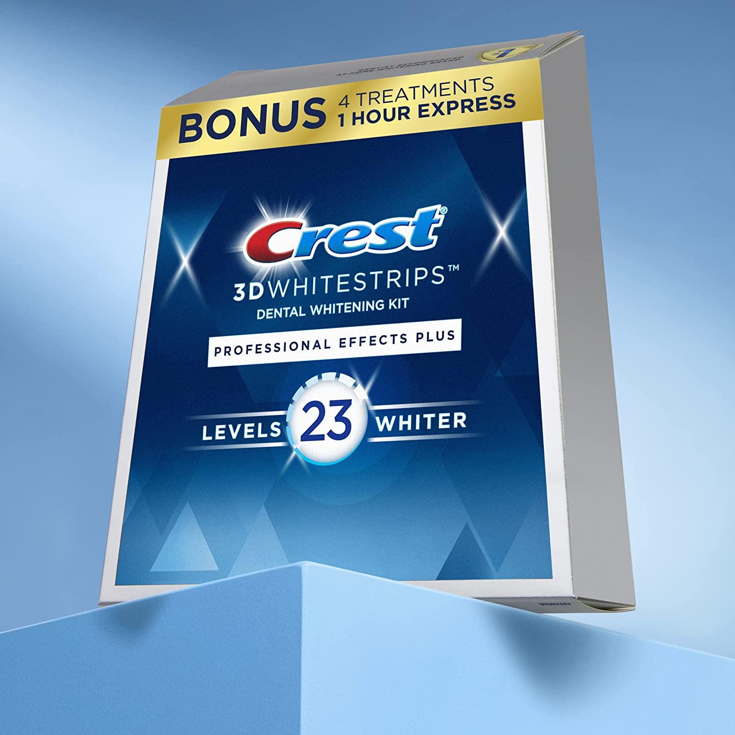 Crest 3DWhitestrips Professional Effects Plus 20 Treatments + 1 Hour