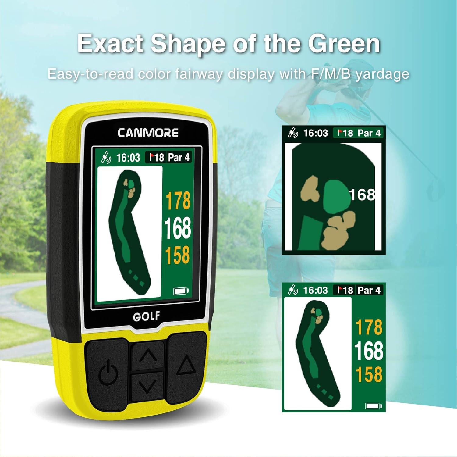 Canmore HG200 Plus Golf GPS & Case 41 000 PreInstalled Courses Easy