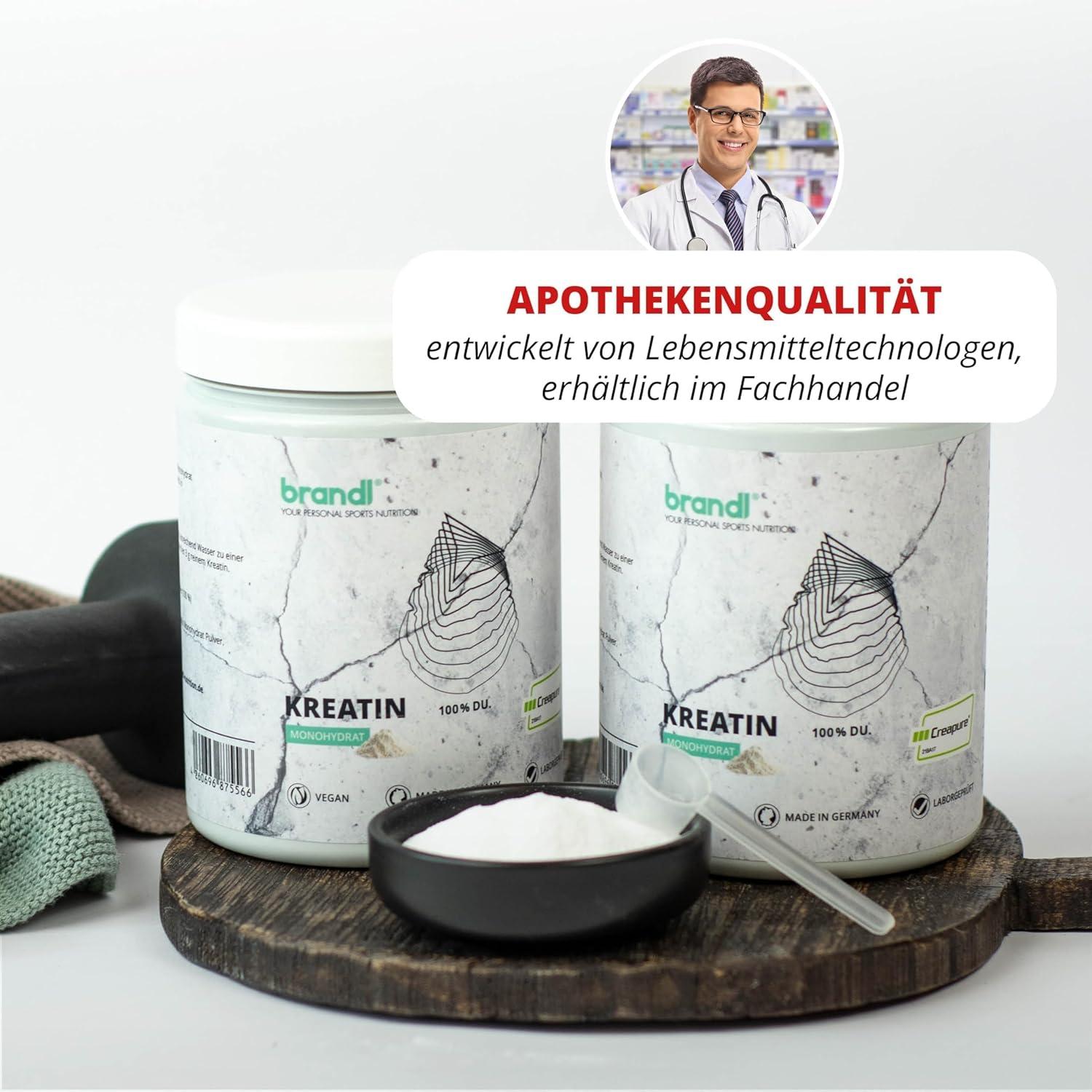 Buy CREAPURE Creatine Monohydrate Powder 500g - 100% Made in Germany ...