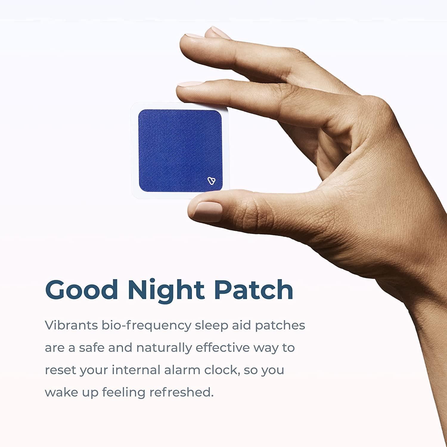 Vibrants Natural Sleep Aid Patches BioFrequency Sleep Aids for