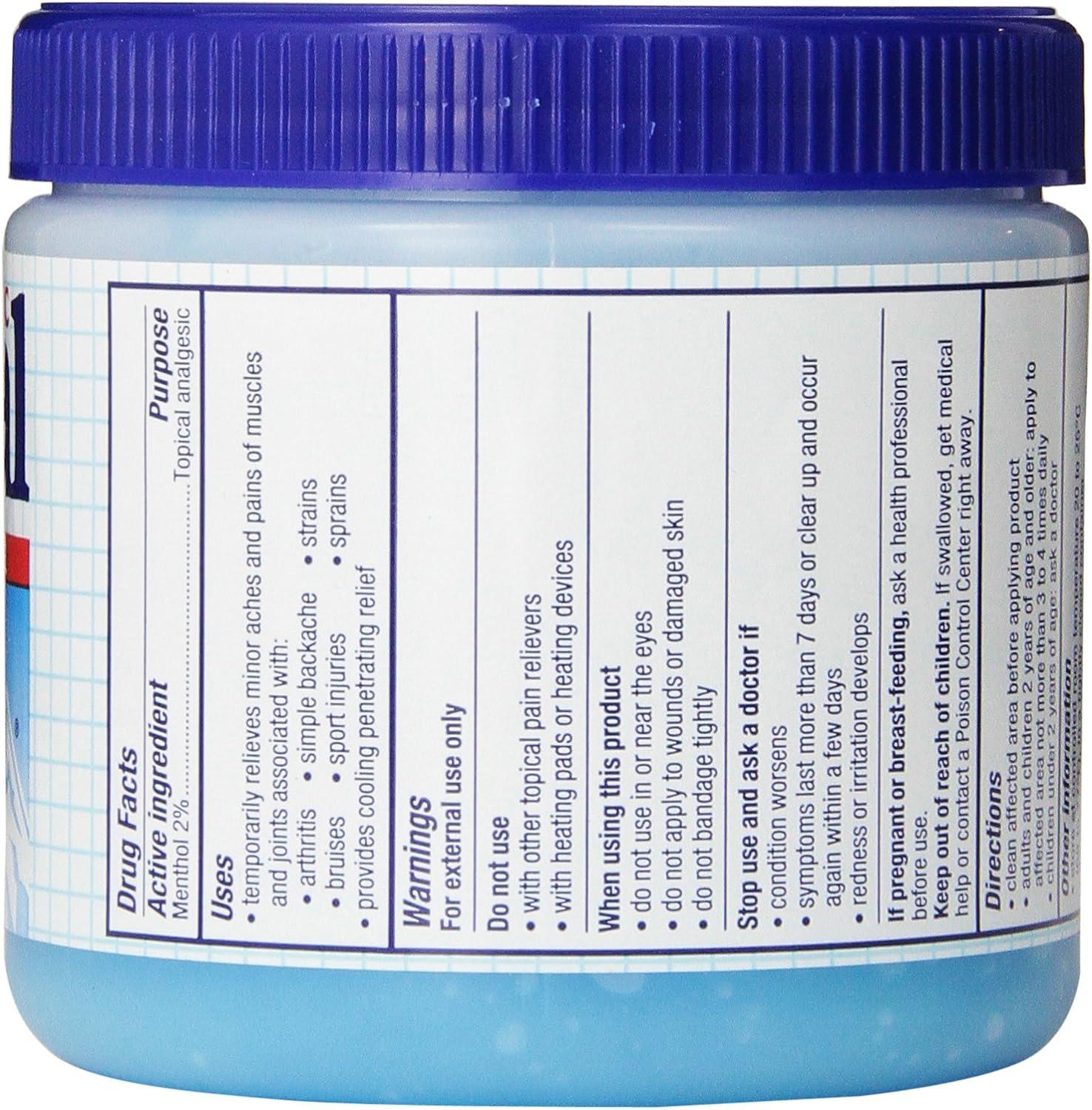 Mineral Ice Therapeutic Pain Relieving Gel 16 Ounce Jar | Buy Now with ...
