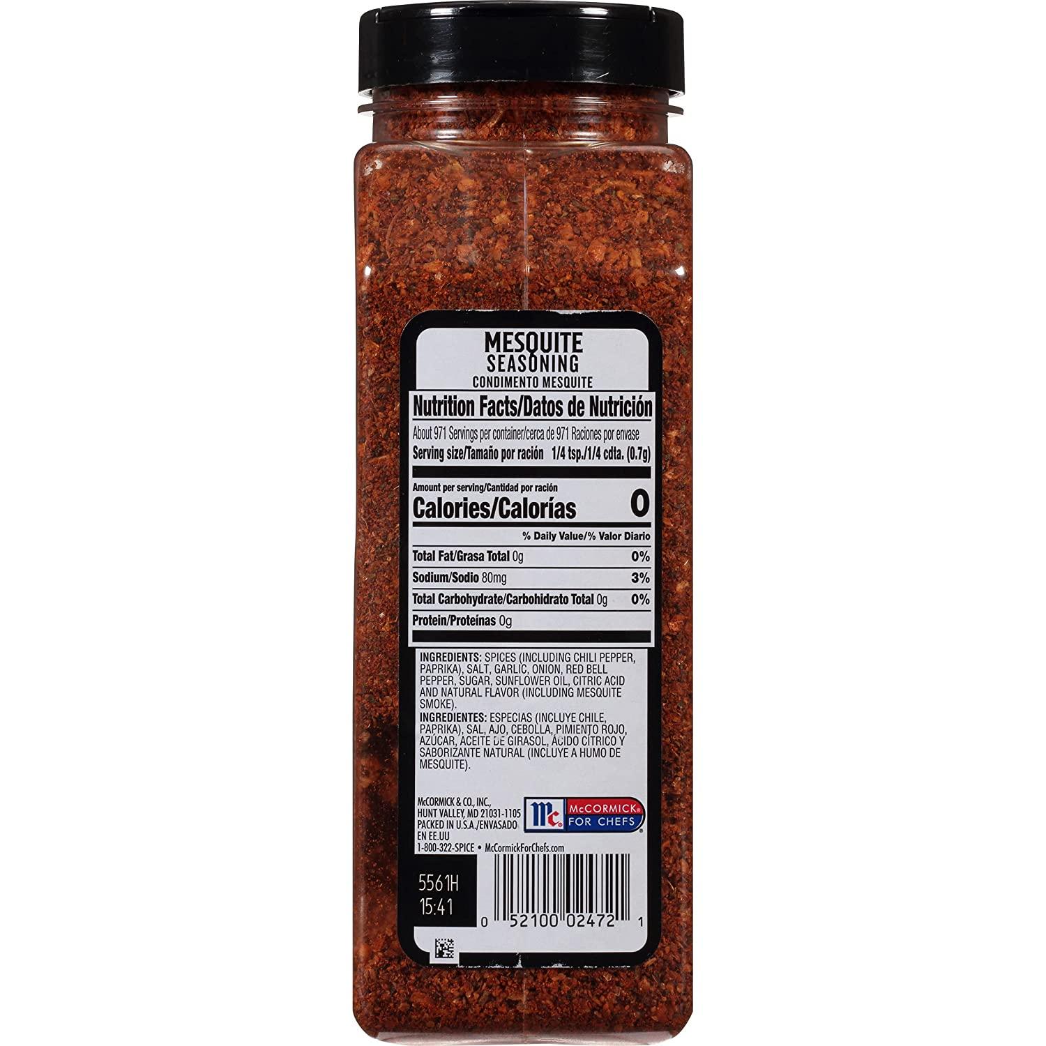 McCormick Grill Mates Mesquite Seasoning 24 oz BBQ Spice for