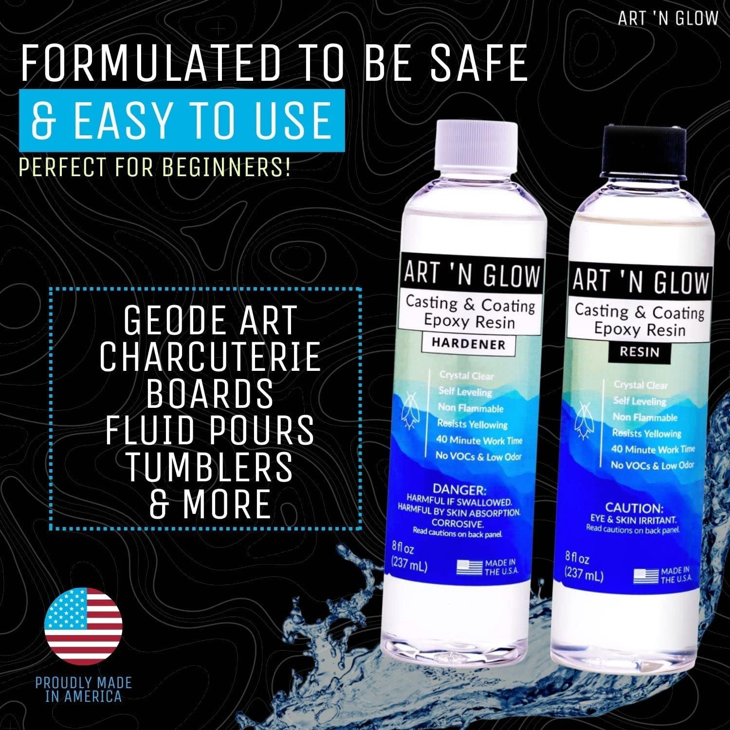 Clear Epoxy Resin Kit (48 oz): Free US Shipping – Industrial Clear
