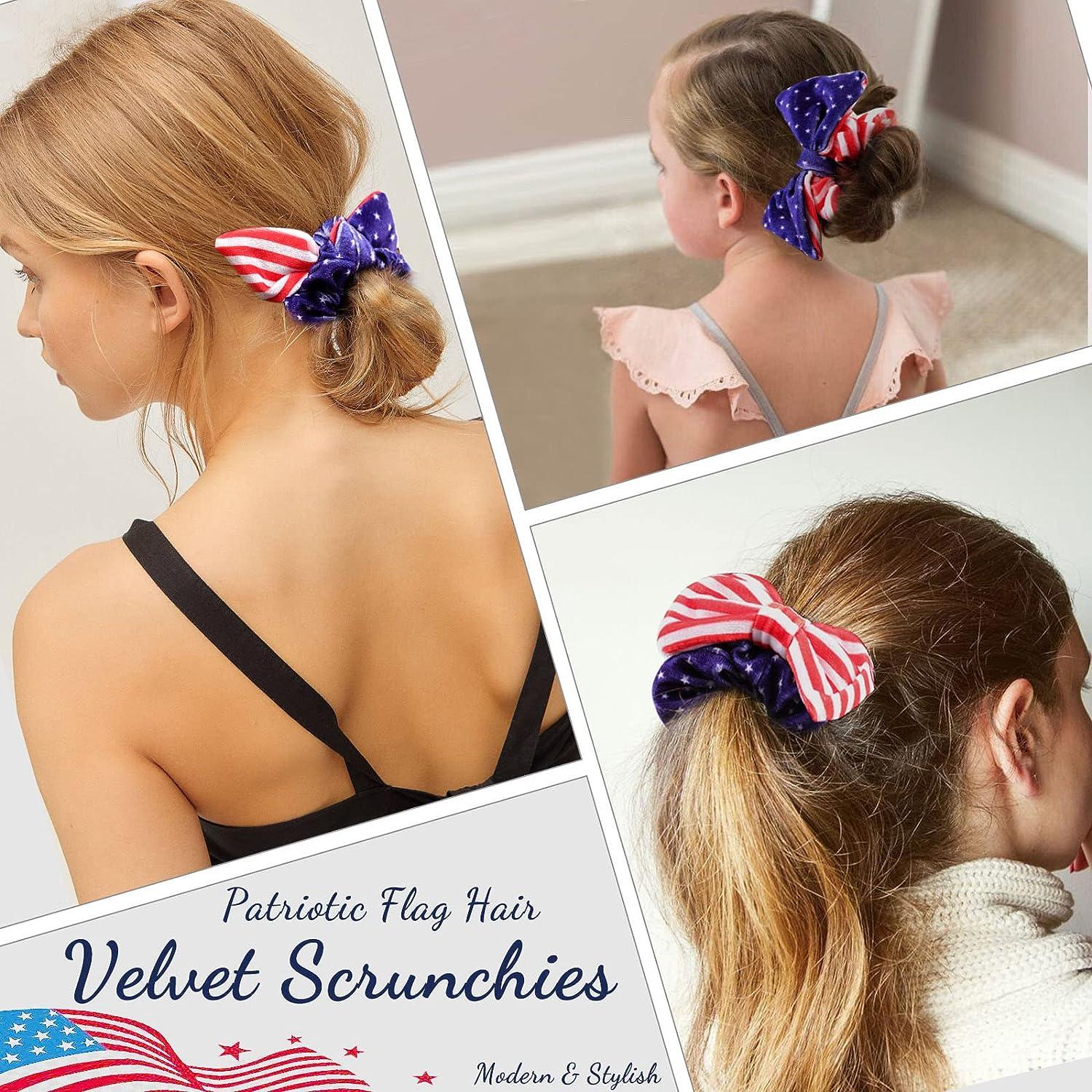 patriotic hair ties