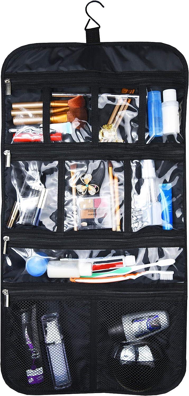 Freegrace Premium Hanging Toiletry Travel Bag Cosmetic, Jewelry