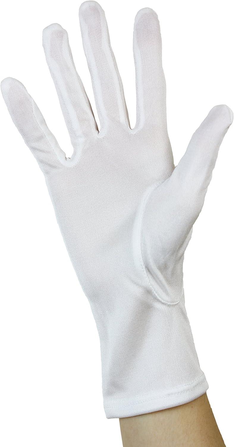 Jasmine Silk • Jasmine Silk Guanti Pura Seta Fodera Termica Guanto Interno Guanti Sci, avorio (Small) 7 - 8.5 inches (From the longest finger tips to the wrist