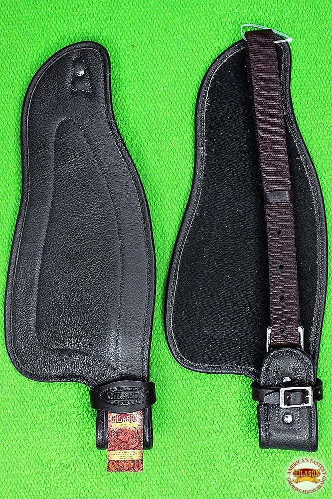 thumbnail image 2 of HILASON Replacement Leather Fenders For Endurance Saddles - Black Genuine Leather 2 of 2