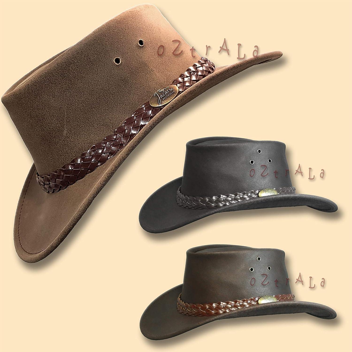 Oiled leather hat sale