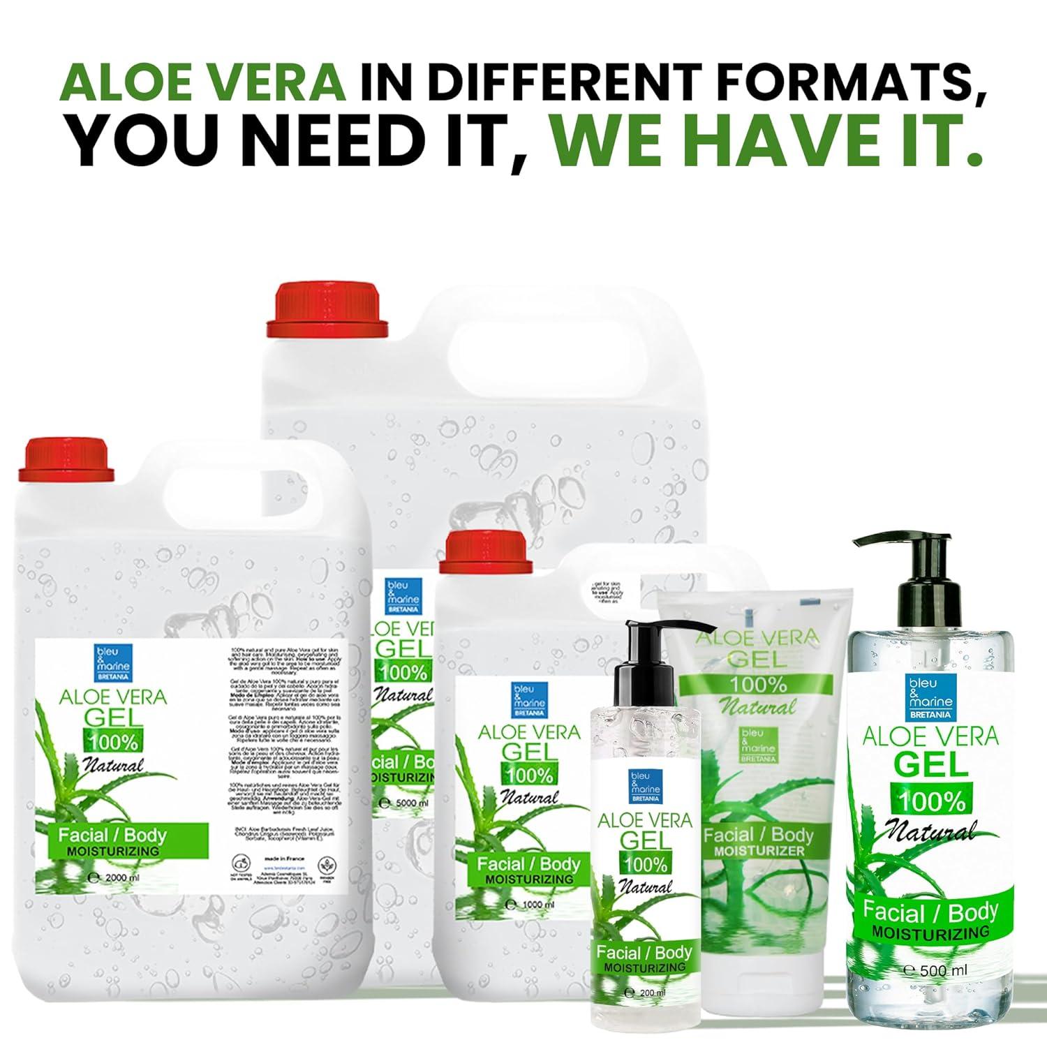 Bleu & Marine Bretania - Bio Aloe Vera Gel Vegan 5000ml | Paraben-Free Skin  & Hair Care | Ideal for Dry & Damaged Skin | Buy Now with Express  International Delivery | GoSupps.com