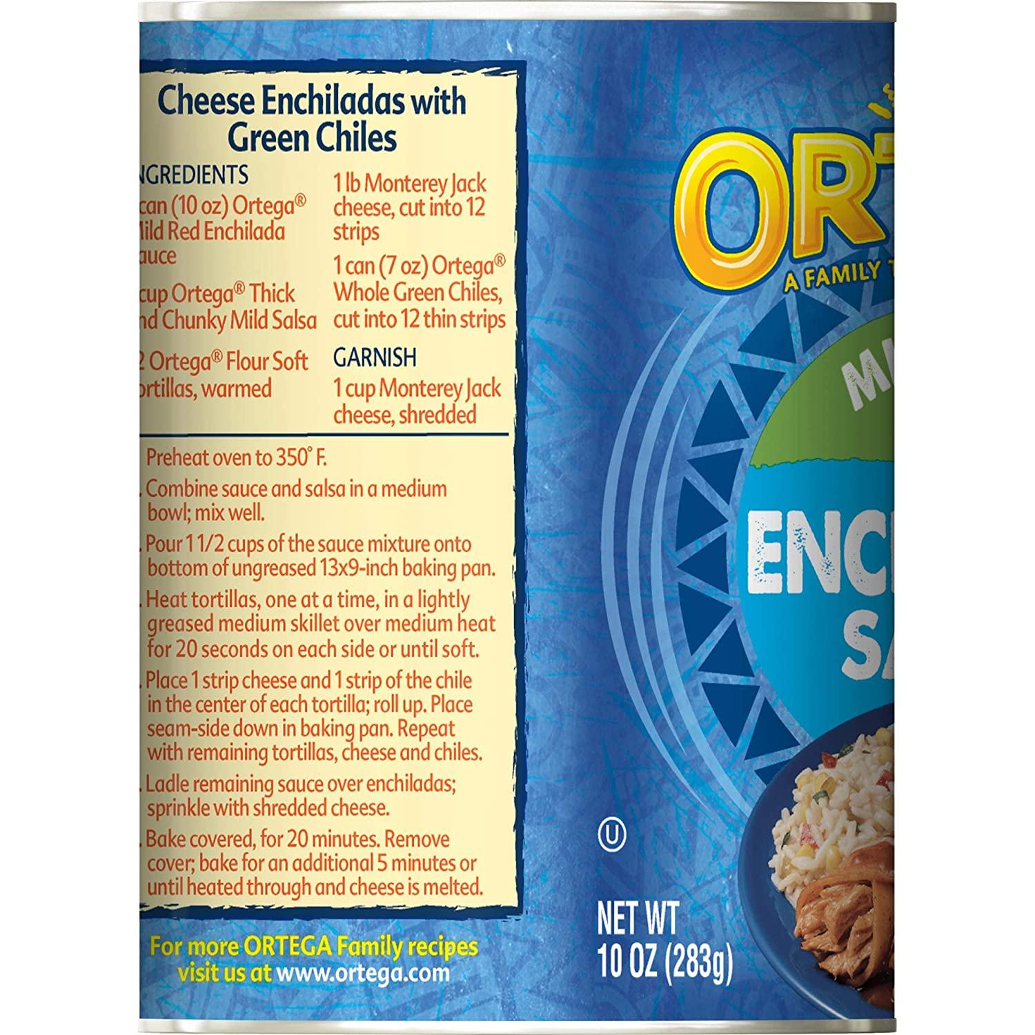 Ortega Enchilada Sauce, Red Chili, 10 oz