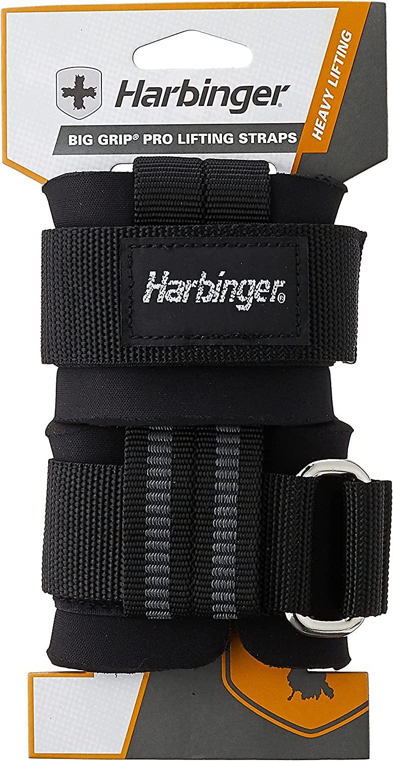 Big Grip NoSlip Nylon Lifting Straps with DuraGrip Pair of Big Grip