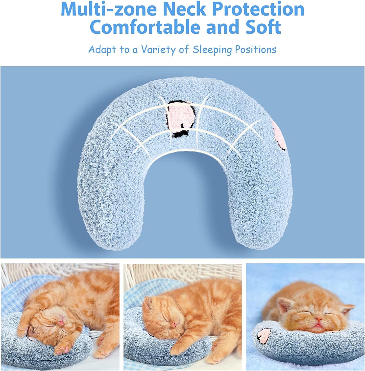 Ultra Soft Fluffy Cat Pillow Calming Toy for Deep Sleep and Joint