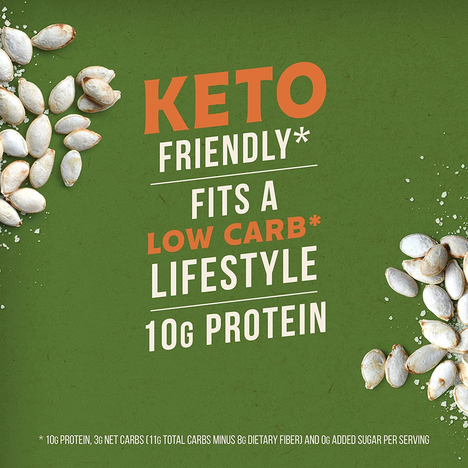 BIGS Simply Salted Homestyle Roast Pumpkin Seeds, Keto Friendly Snack