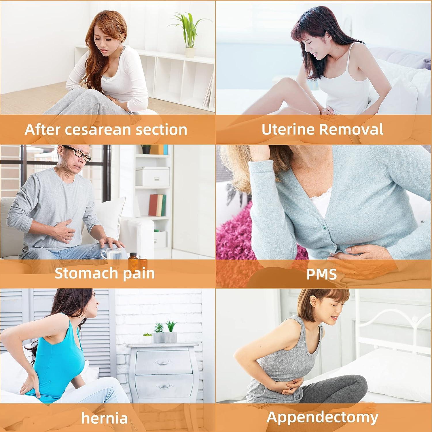 how to tie abdominal belt after c section