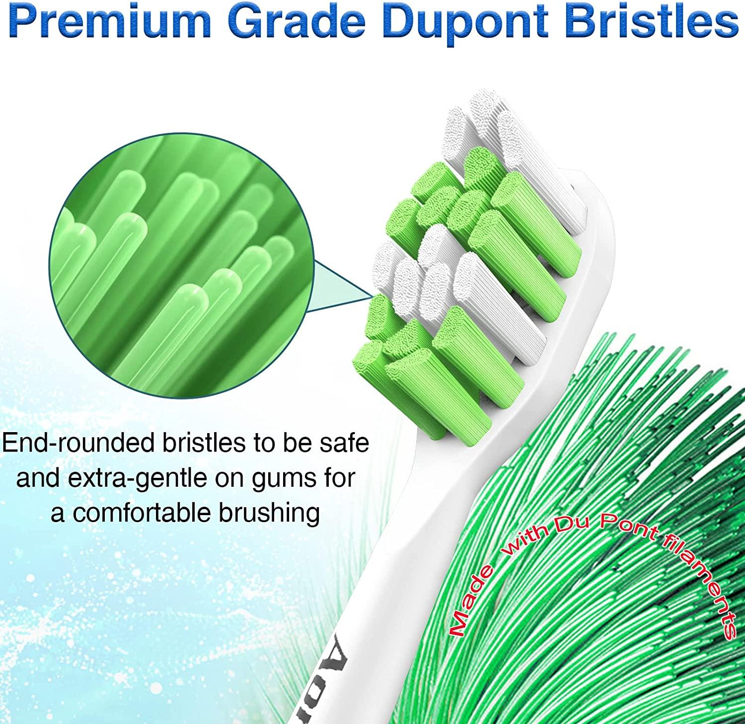 Aoremon Toothbrush Replacement Heads for Philips Sonicare Diamondclean
