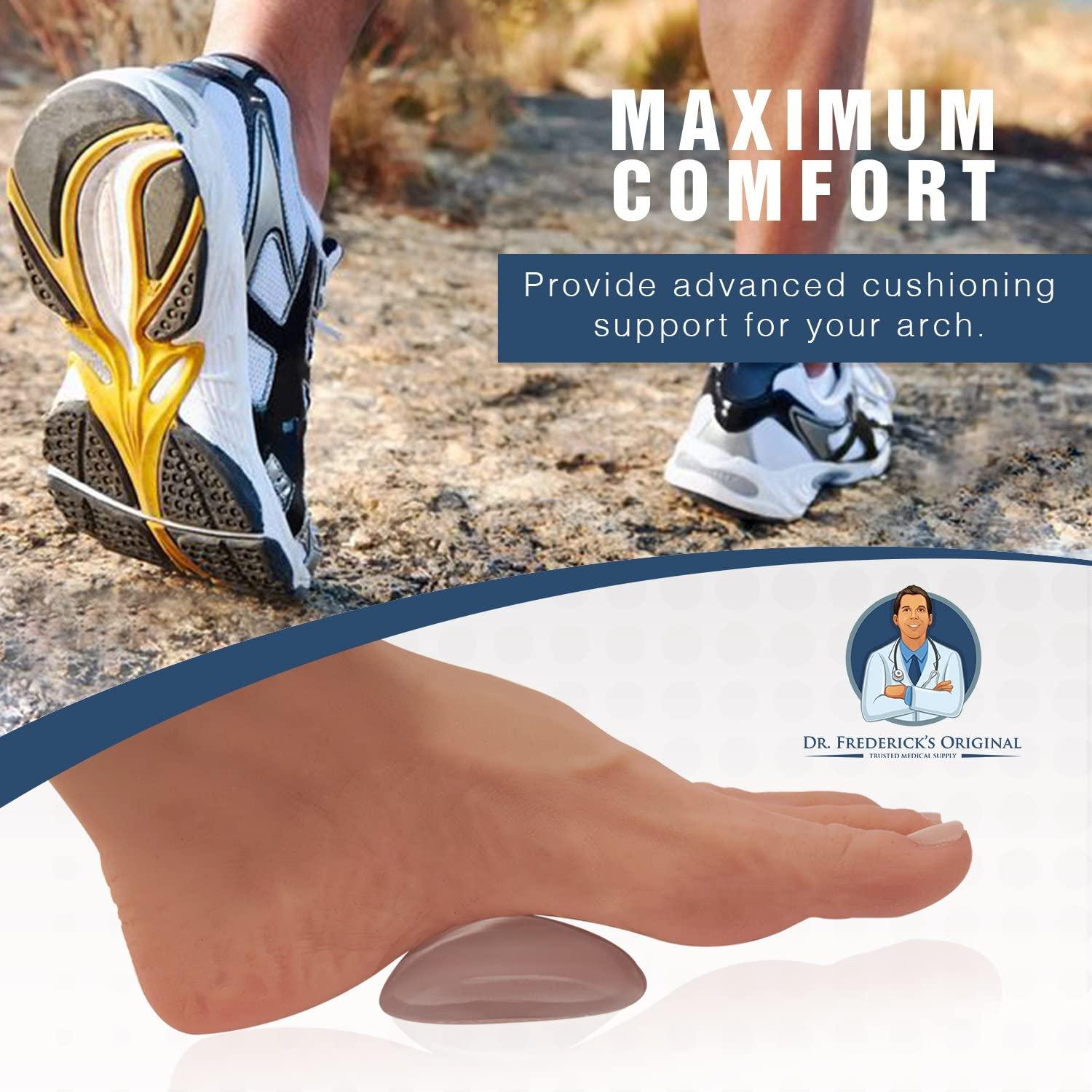 Dr. Frederick's Original Peel & Stick Foot Arch Support Gel Pads 6