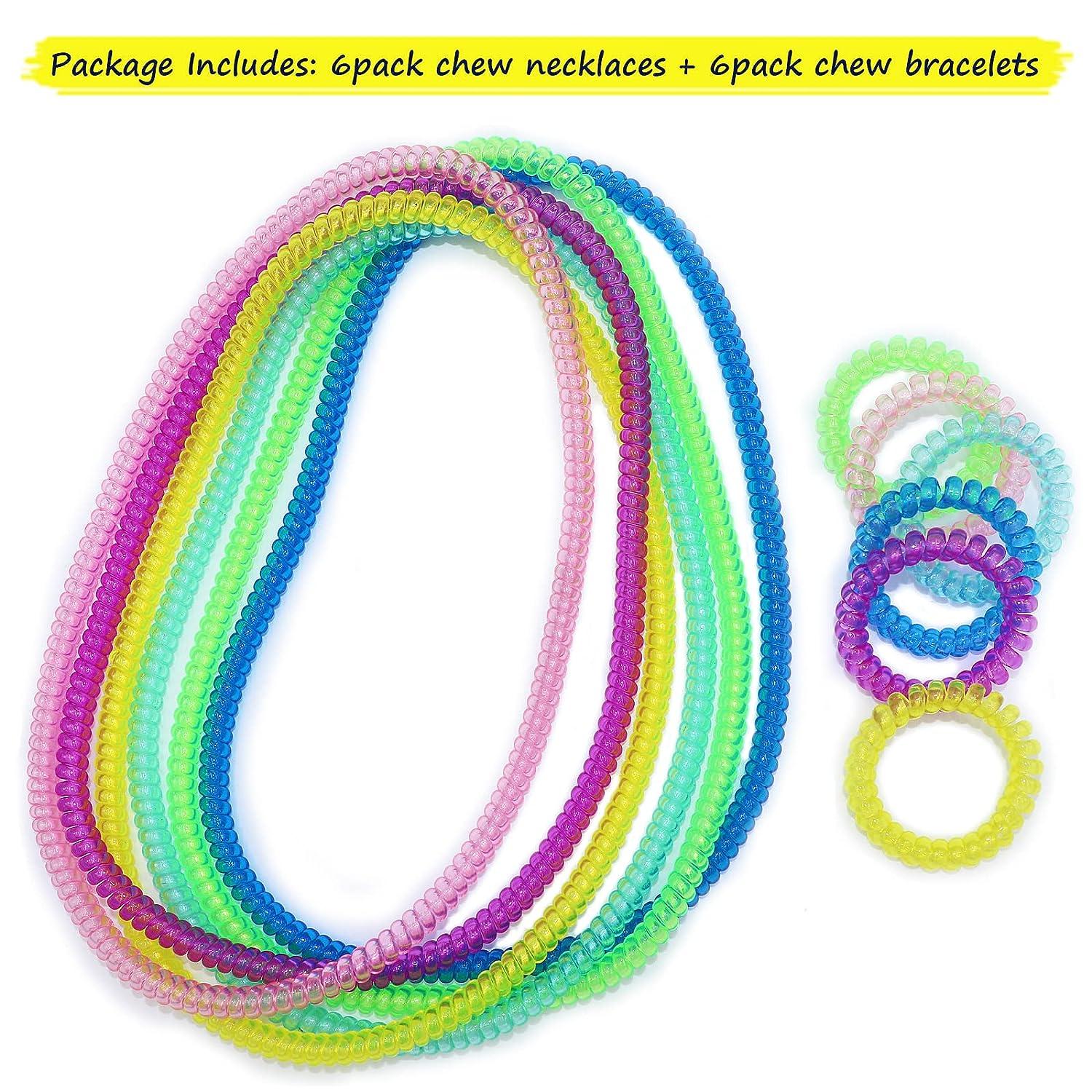 Girls Rainbow Coil Bracelet 4-Pack