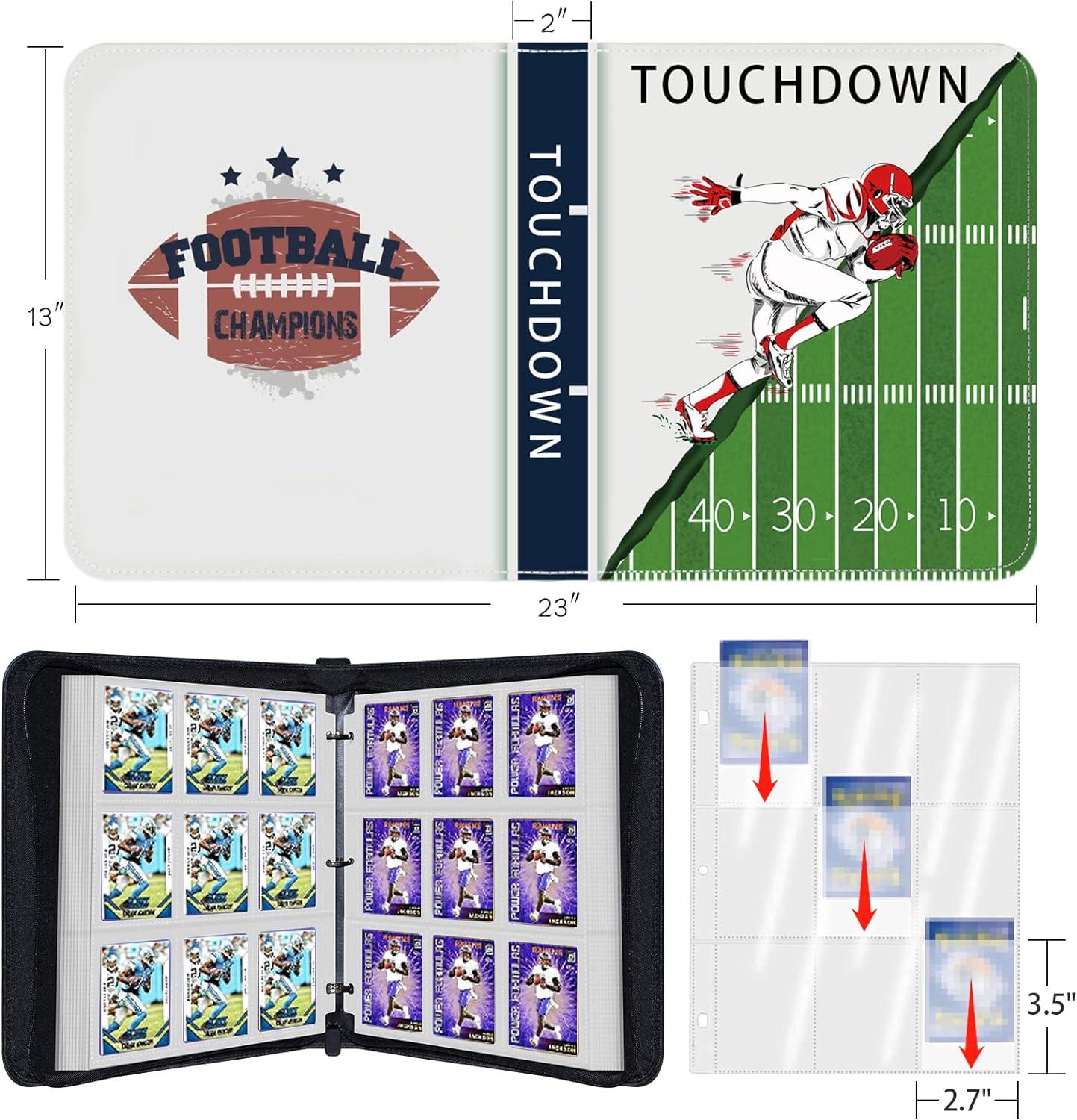 football card sleeves Amazon.com: 600ct Clear Card Sleeves for Trading Cards, Baseball Sports  Soft Sleeves, Ultra Soft Plastic Card Protector Sleeve for Football, MTG,  PKM, Game, Standard Cards : Toys & Games main image 1