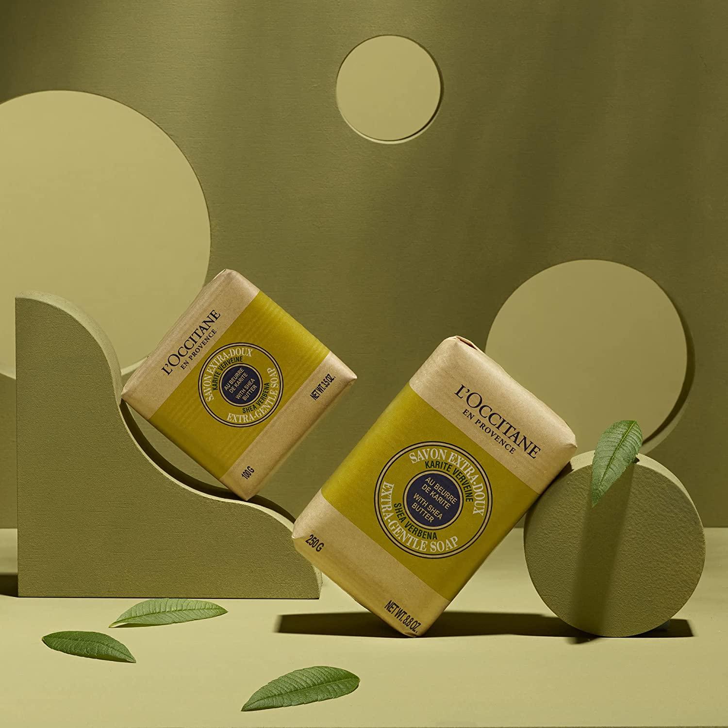 L'Occitane Verbena Classic Vegetable Based Soap 8.8 oz - Gentle