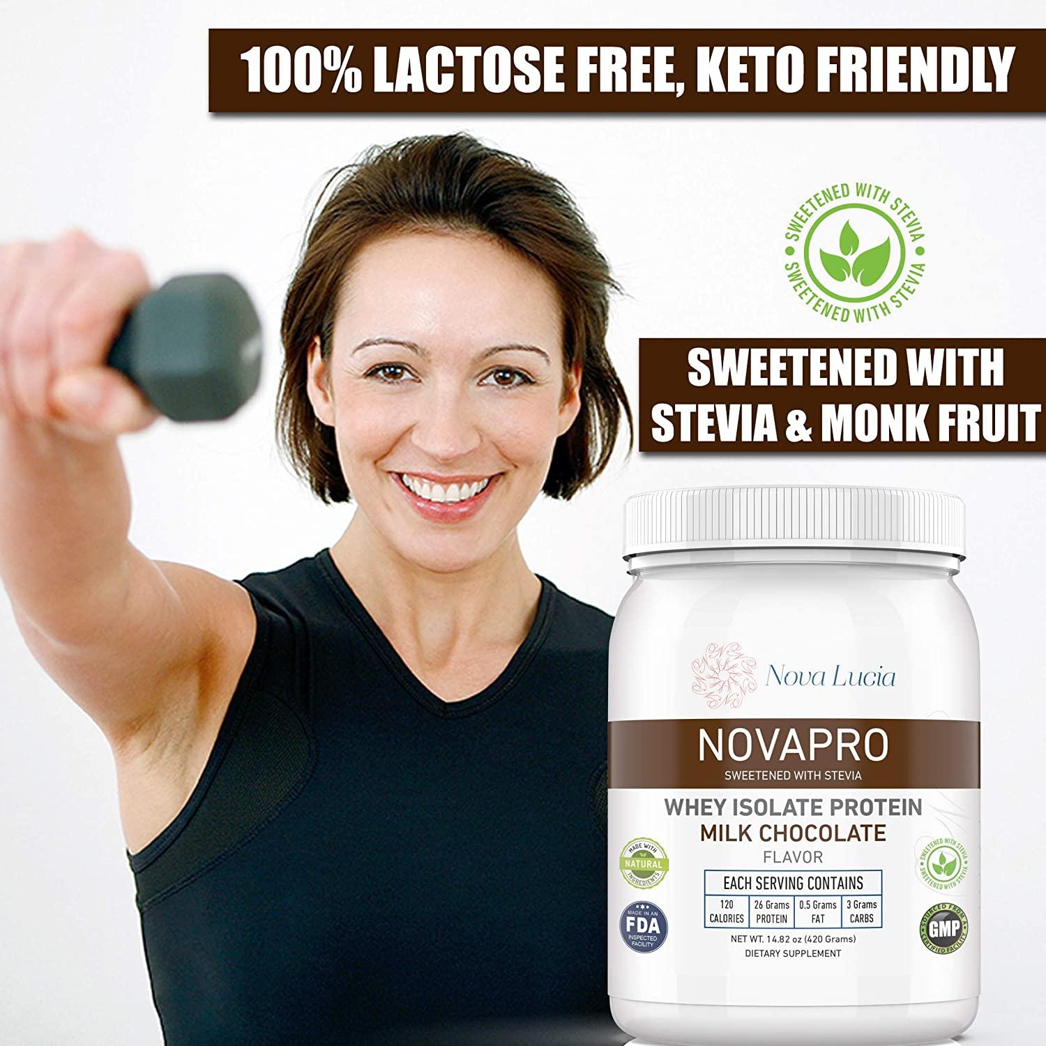 Whey Isolate Protein Powder Chocolate Meal Replacement Supplement for