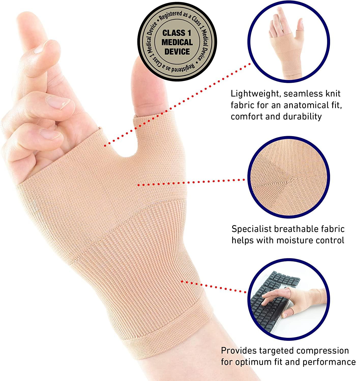 Neo-G Wrist and Thumb Support - Multi Zone Compression Sleeve for ... - Thumb Compression Vs Finger Compression