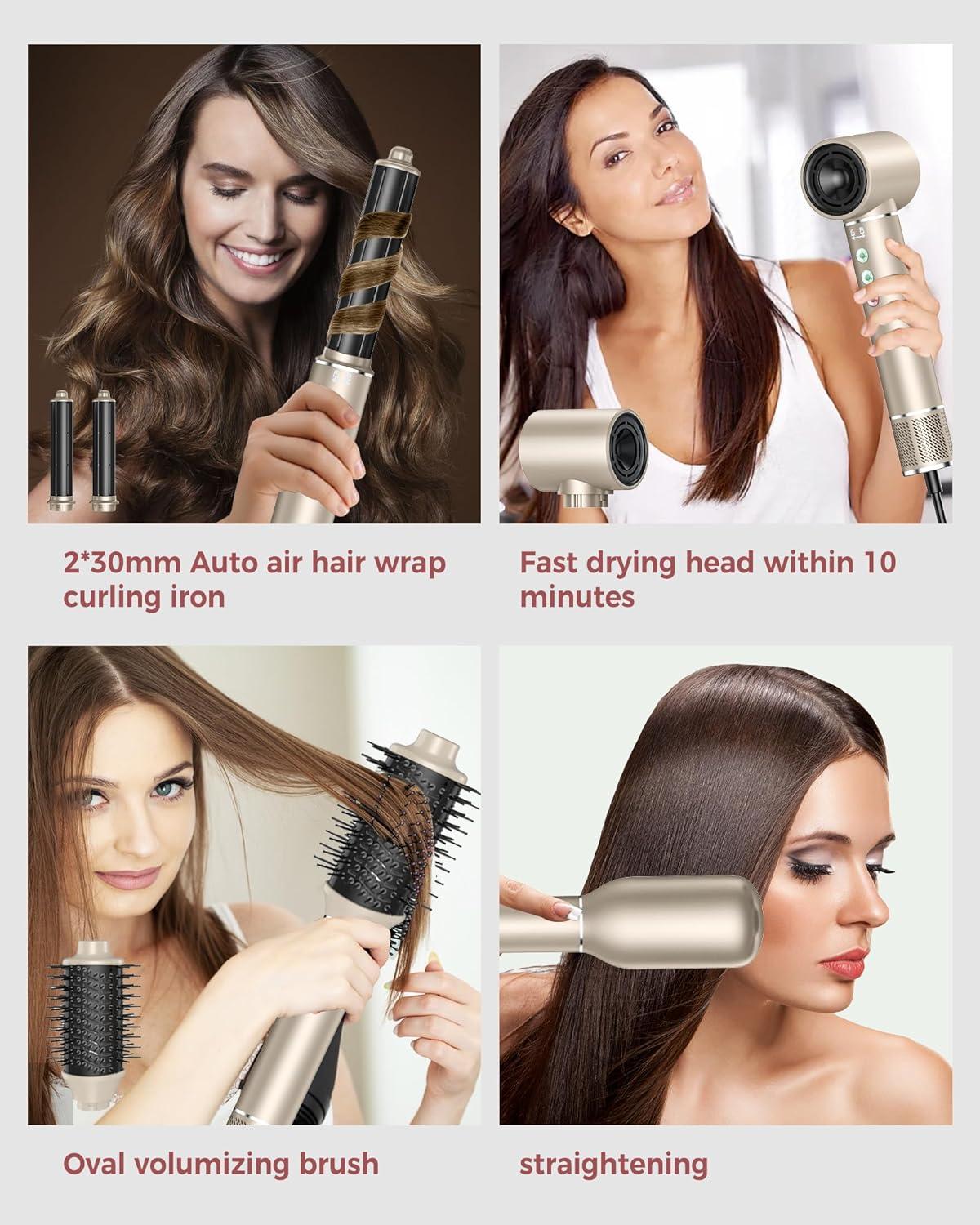 in Air Styler Set Ionic Hair Styler High Speed Dryer Hot