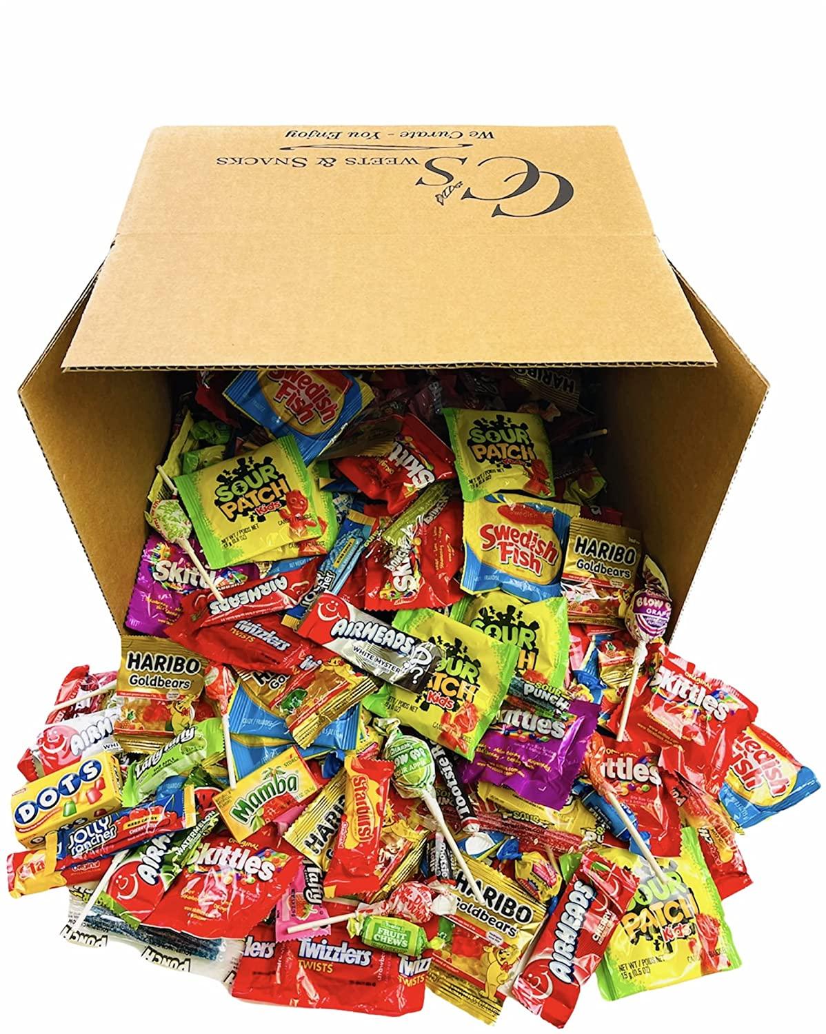 Ultimate Candy Bulk Variety Pack - Individually Wrapped Assorted Fun Size Candy  Box (4lbs 8oz) Ideal for Parties Pinatas Halloween Candy More