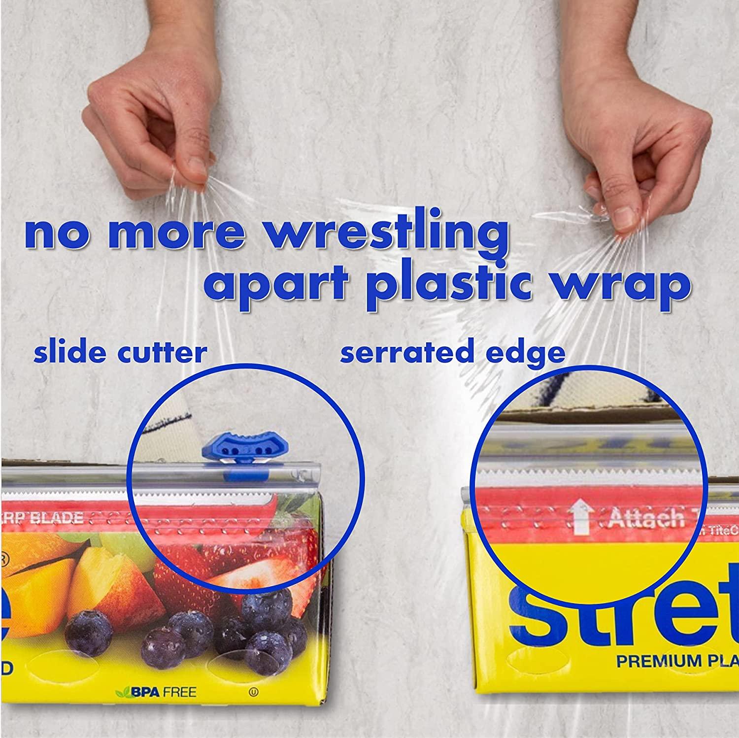 Stretch-Tite Plastic Food Wrap, 250 ft