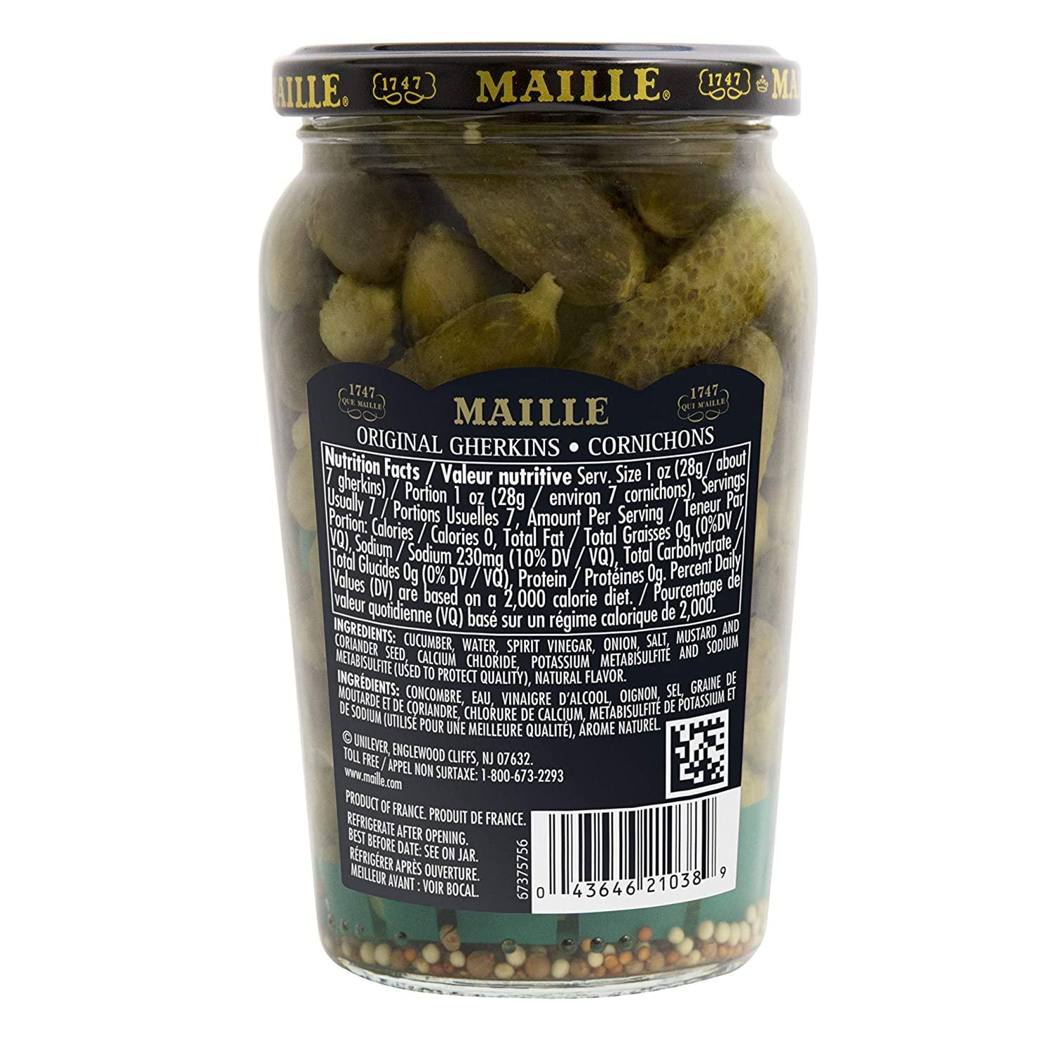 Maille Pickles Cornichons Original 13.5 oz