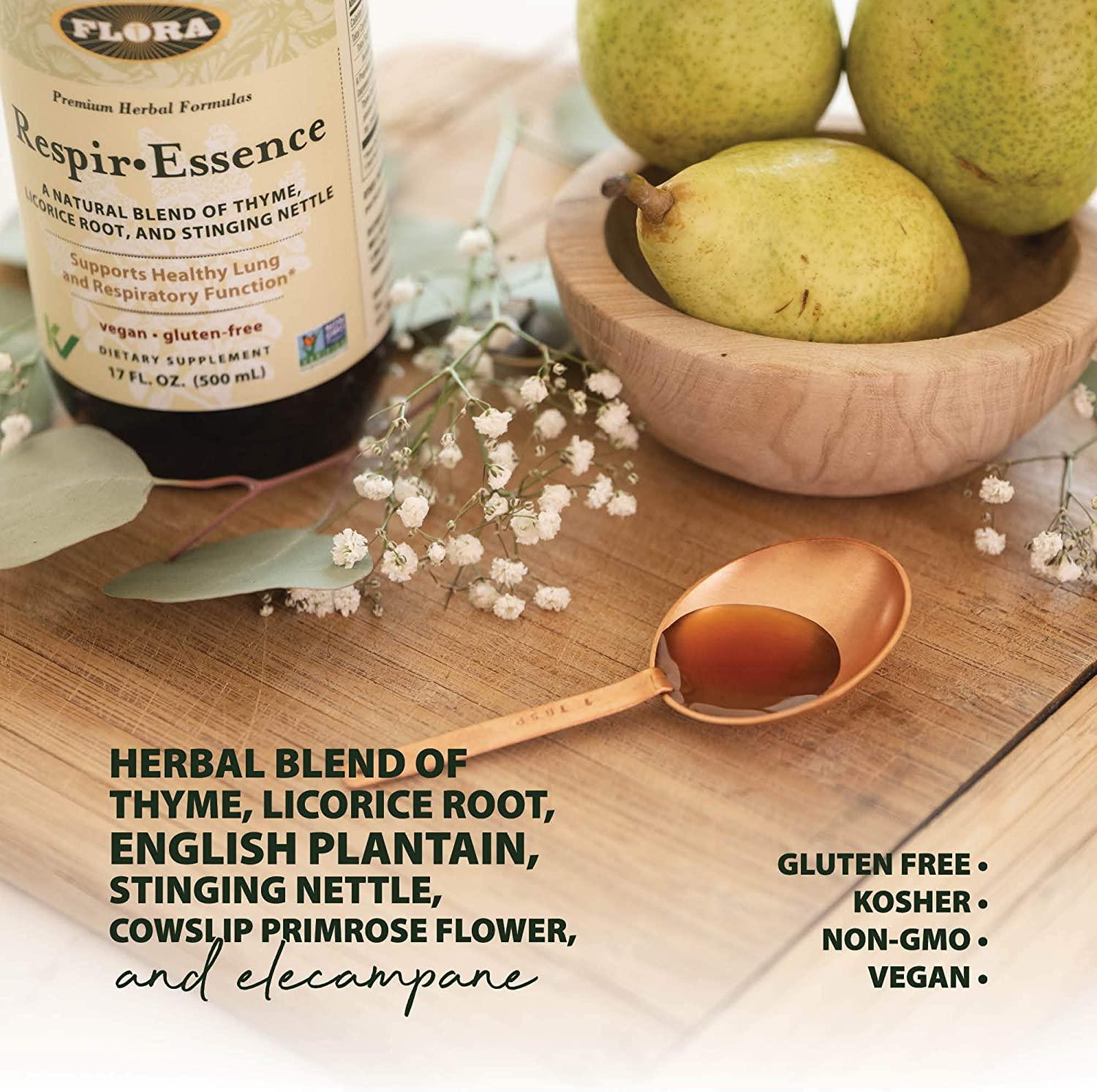 Flora RespirEssence Natural Lung & Breath Aid, Natural Blend of