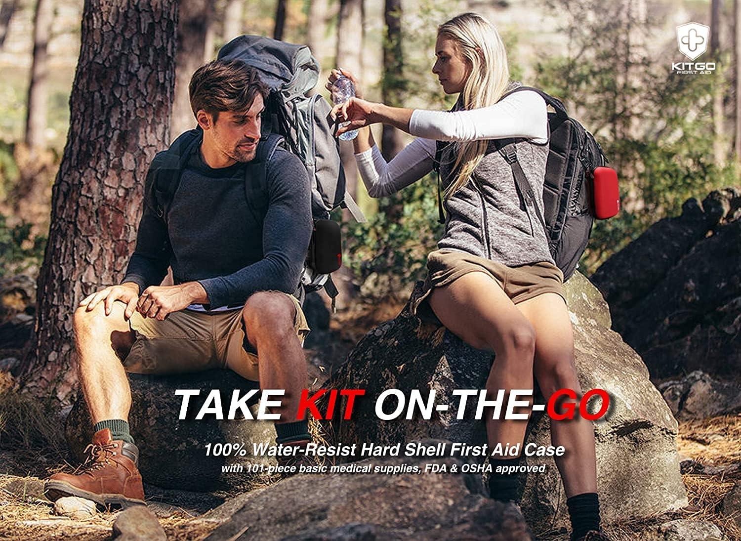 Kitgo Mini First Aid Kit Gift for Doctors, Parents, Travelers, Climbers
