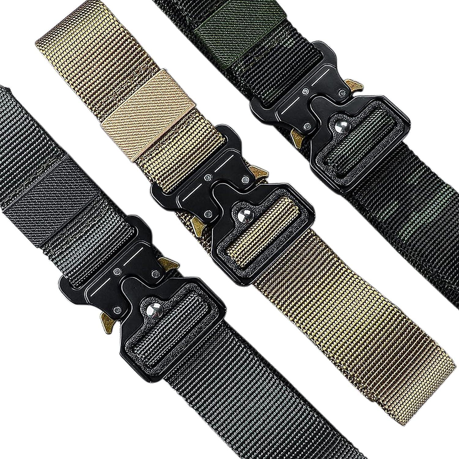 Metal Buckle Tactical Belt Heavy-Duty 1in 2 pack Quick Release Buckle for  Buckle Replacement TXZWJZ 1 inch (25mm)