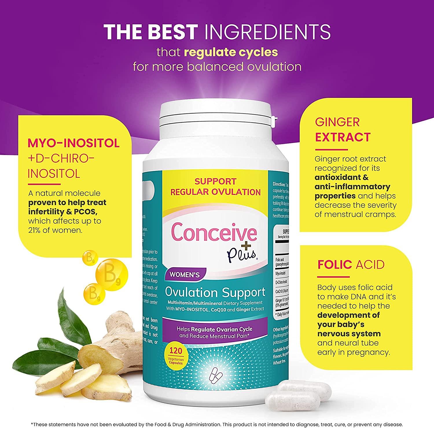 Conceive Plus Ovulation MyoInositol & DChiro Inositol Supplement