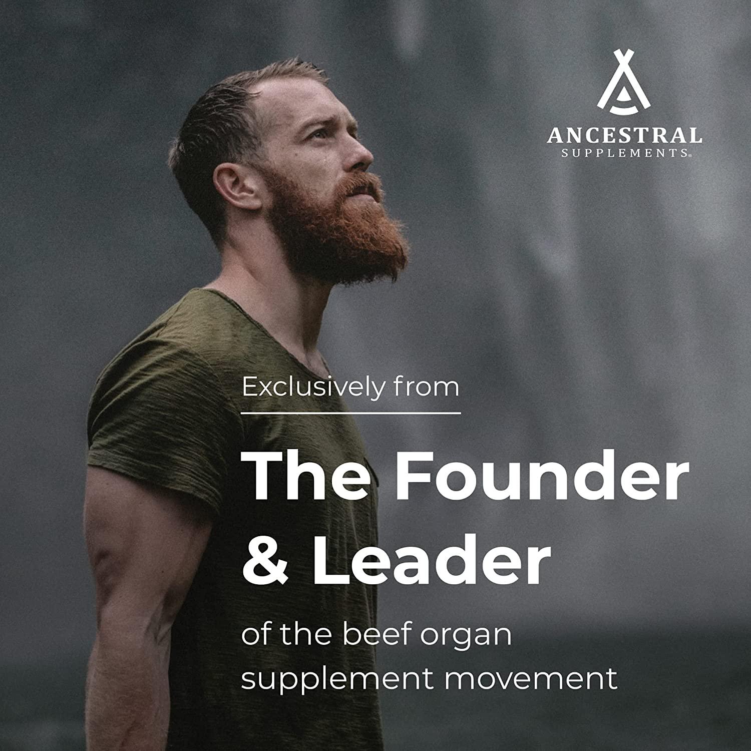 Ancestral Supplements Grass Fed Beef Bone and Marrow Capsules Joint