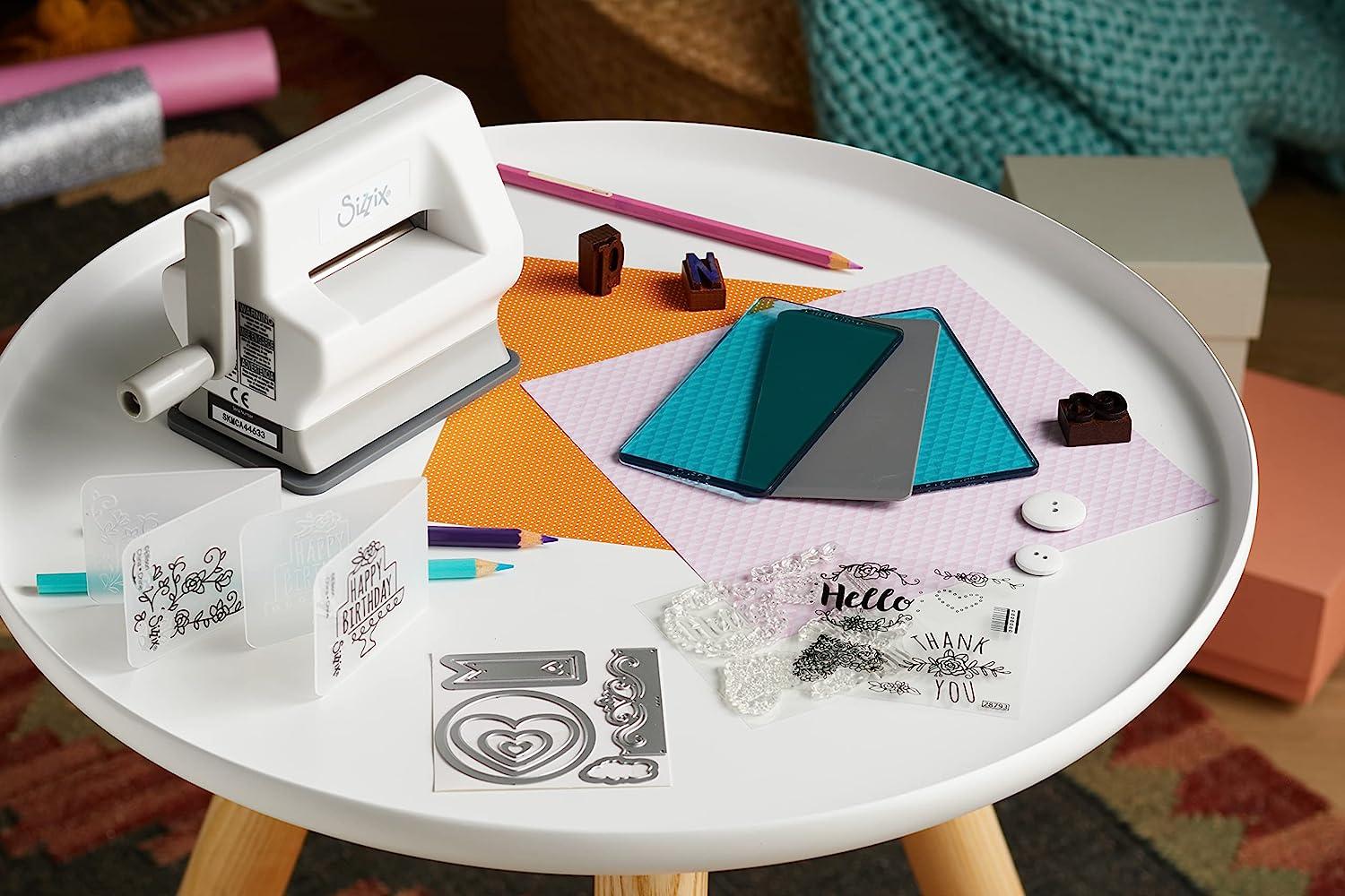 New Sizzix Sidekick Starter Kit Craft Scrapbook Paper Card Making SEALED