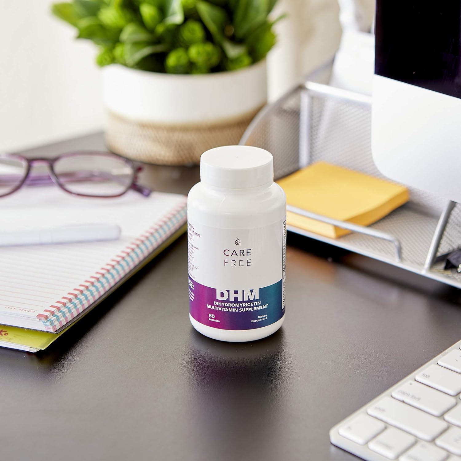 Carefree DHM Dihydromyricetin 600mg + Multivitamin Natural Hangover