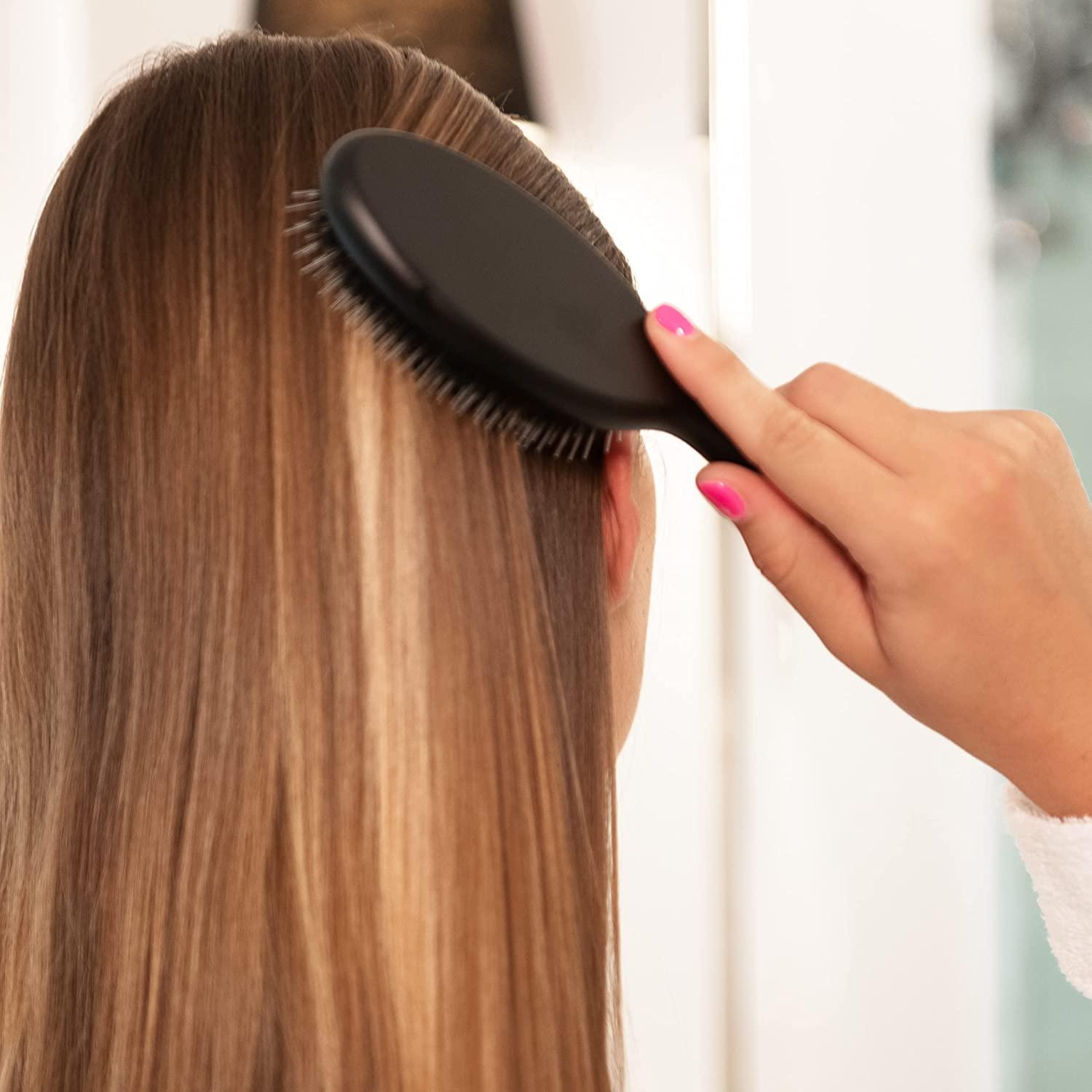 Made in Germany SUSTAINABLE SHASH Nylon Boar Bristle Brush Suitable For Normal to Thick Hair